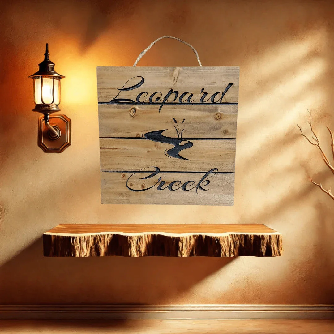 Custom engraved wooden sign - Image 2