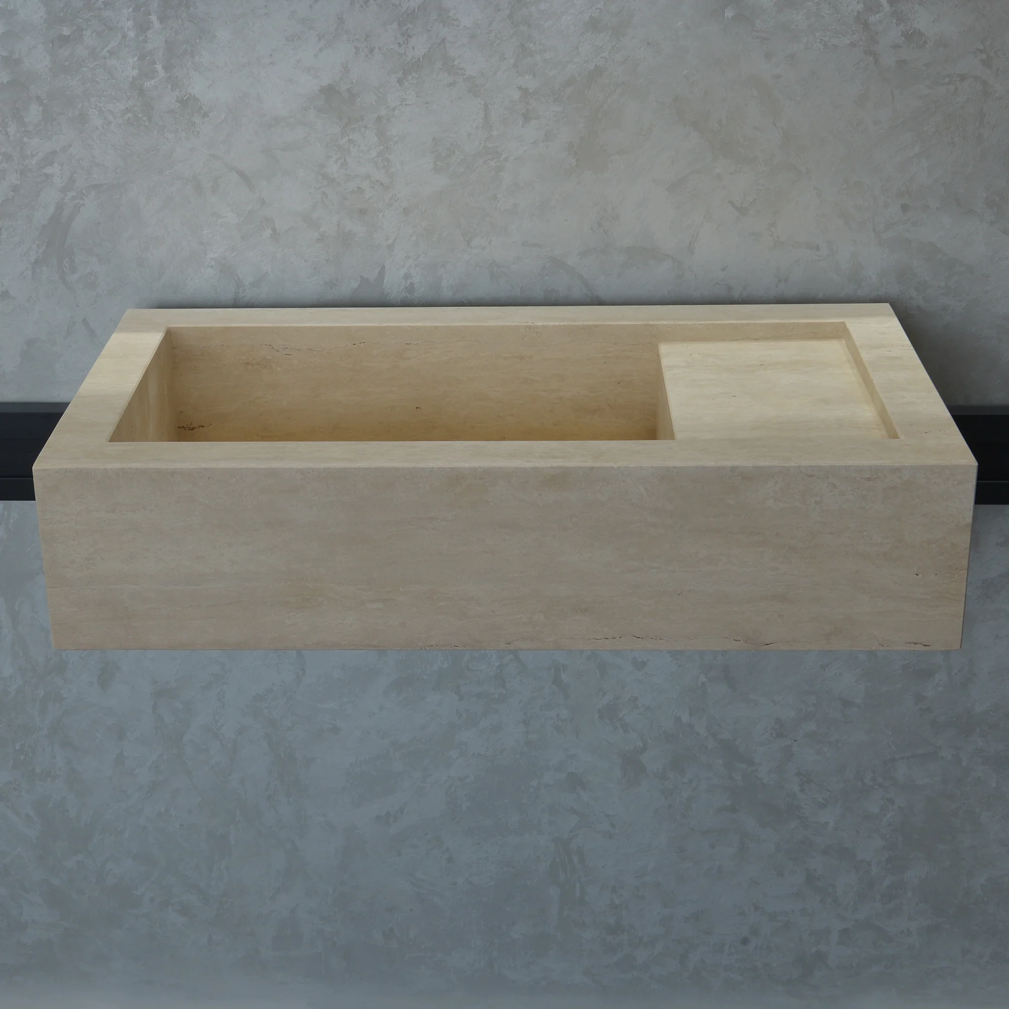 Custom Handmade Travertine Sink (TR-047) - Image 4