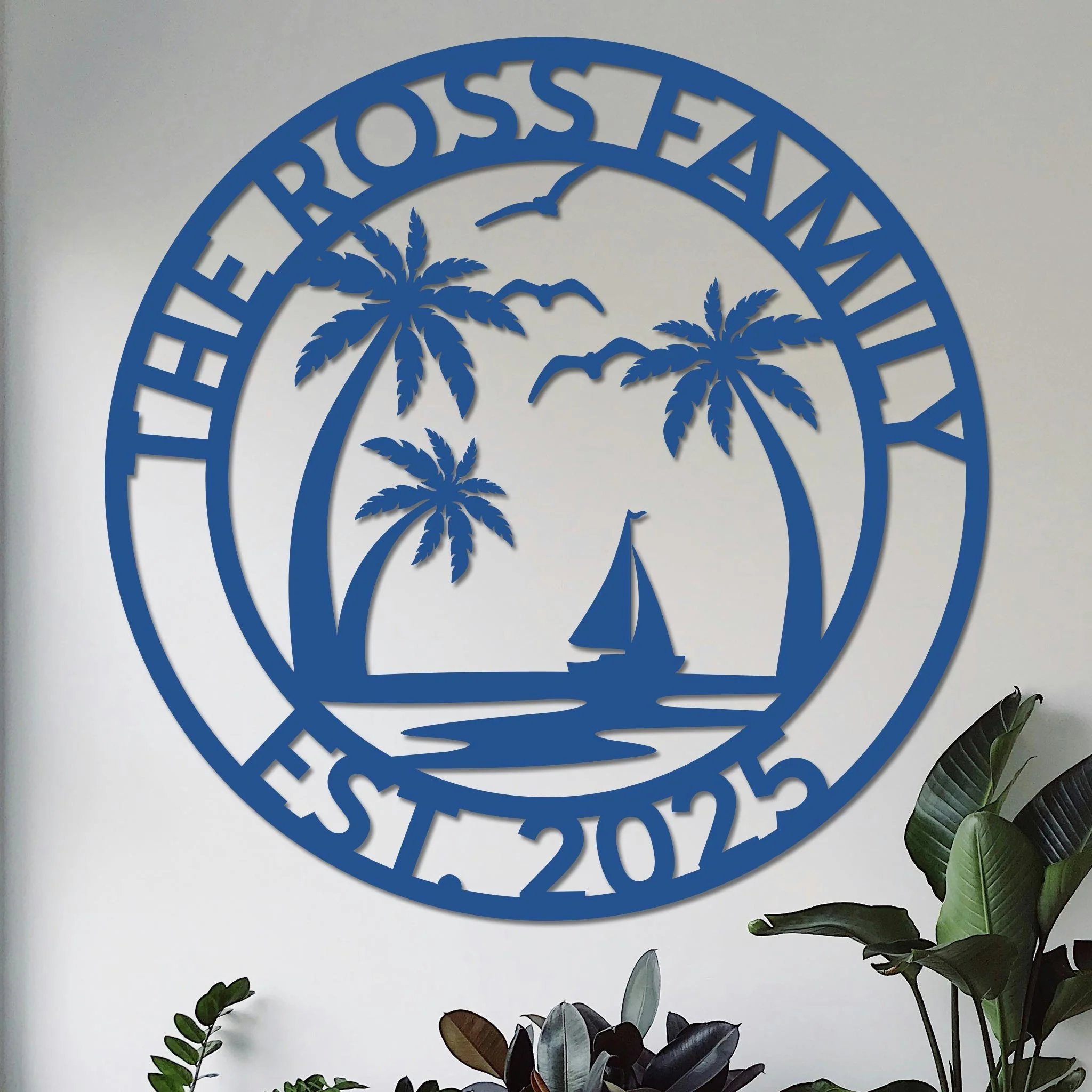 Custom Island Vacation Sign w Year v2 - Image 9