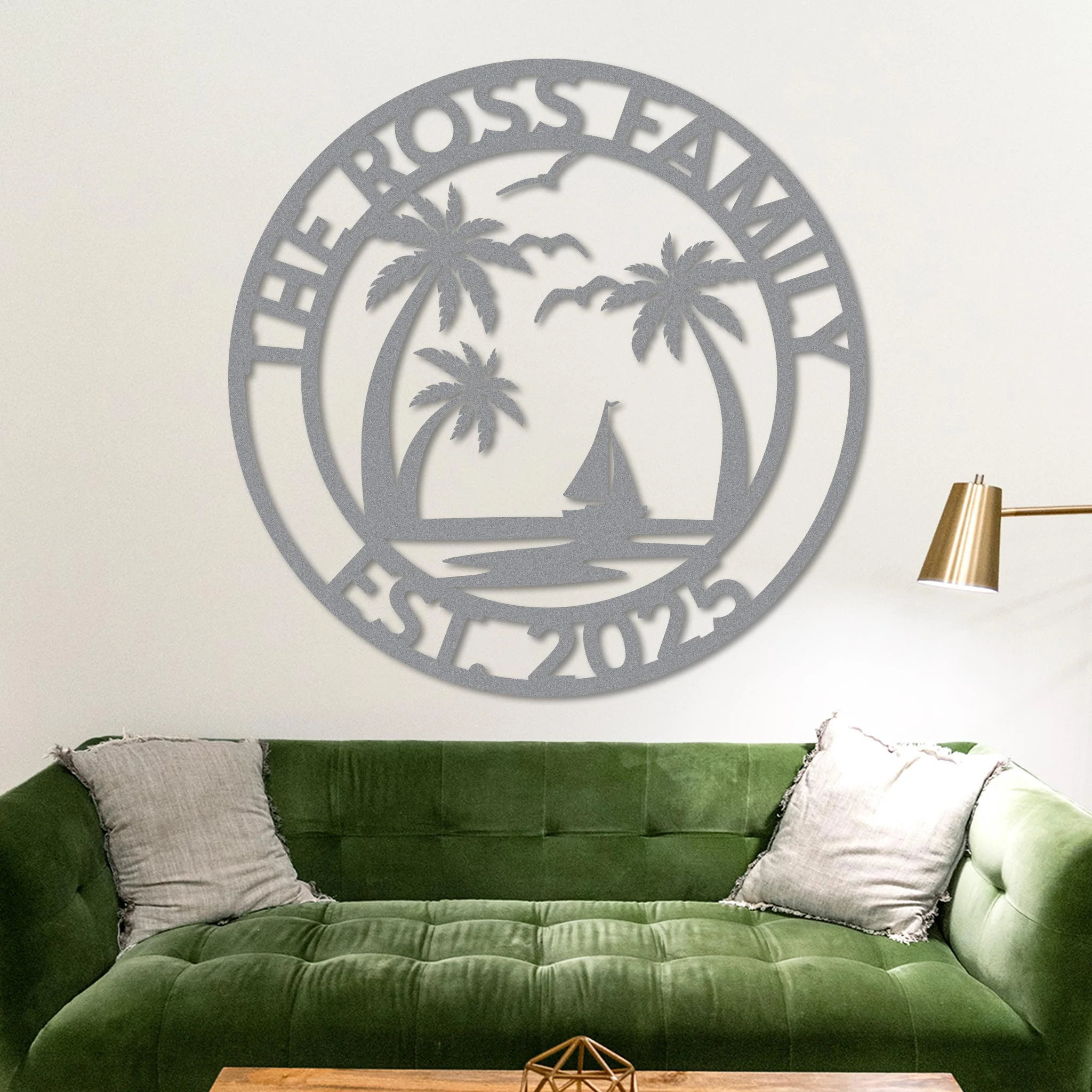 Custom Island Welcome Sign w Established Year - Image 4