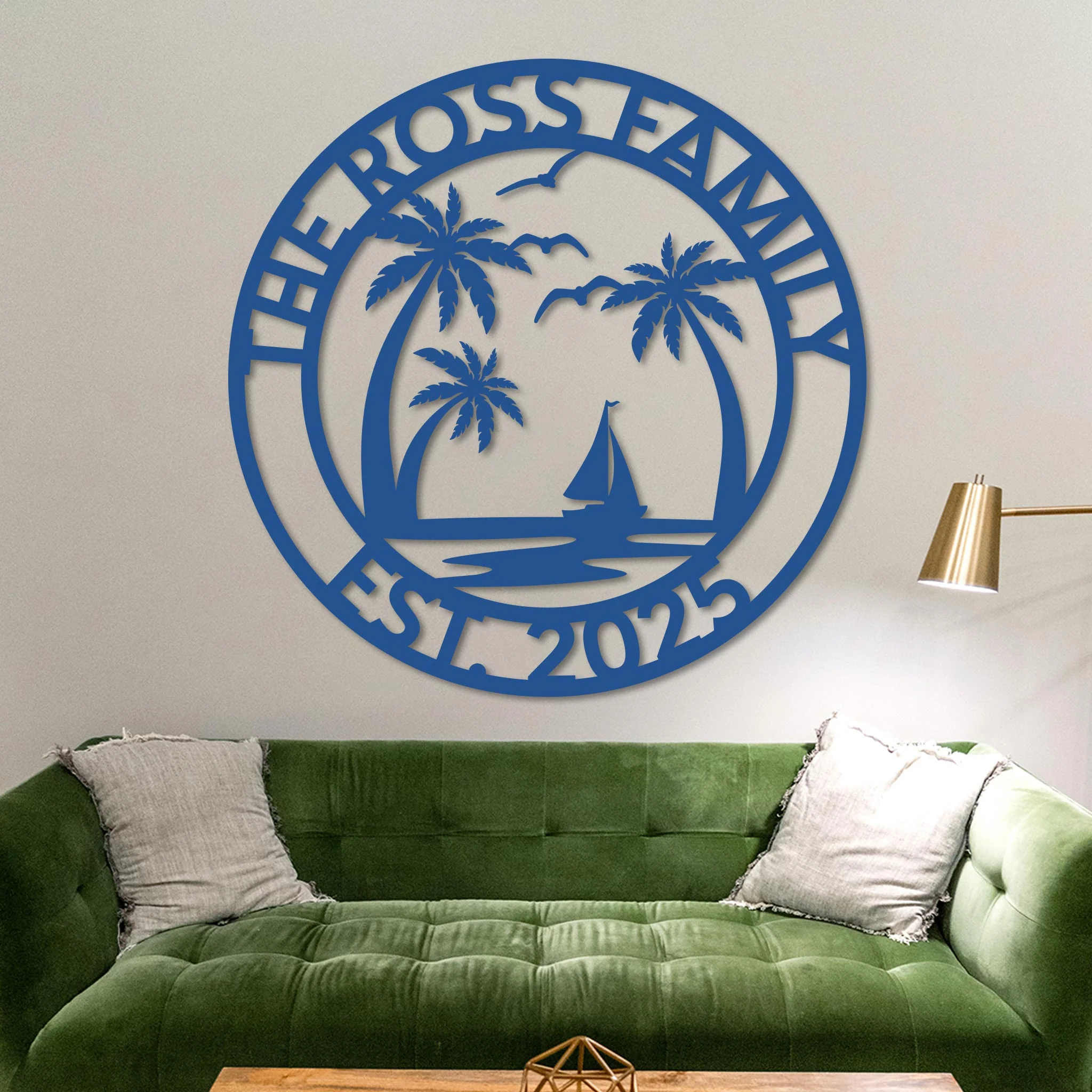 Custom Island Welcome Sign w Established Year - Image 5