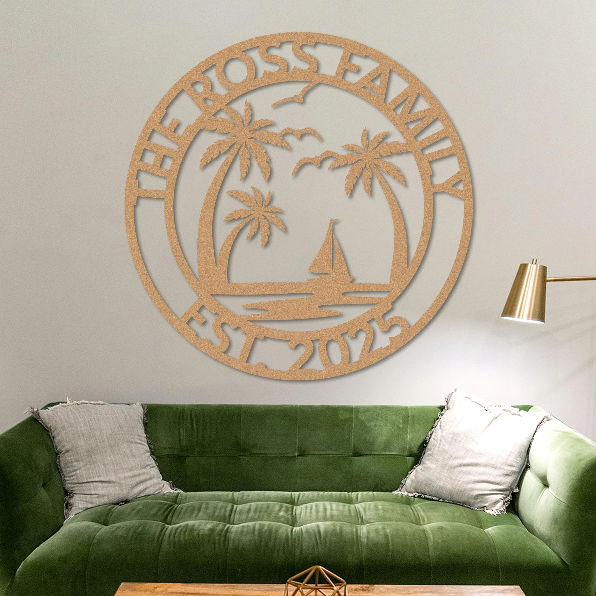 Custom Island Welcome Sign w Established Year - Image 6