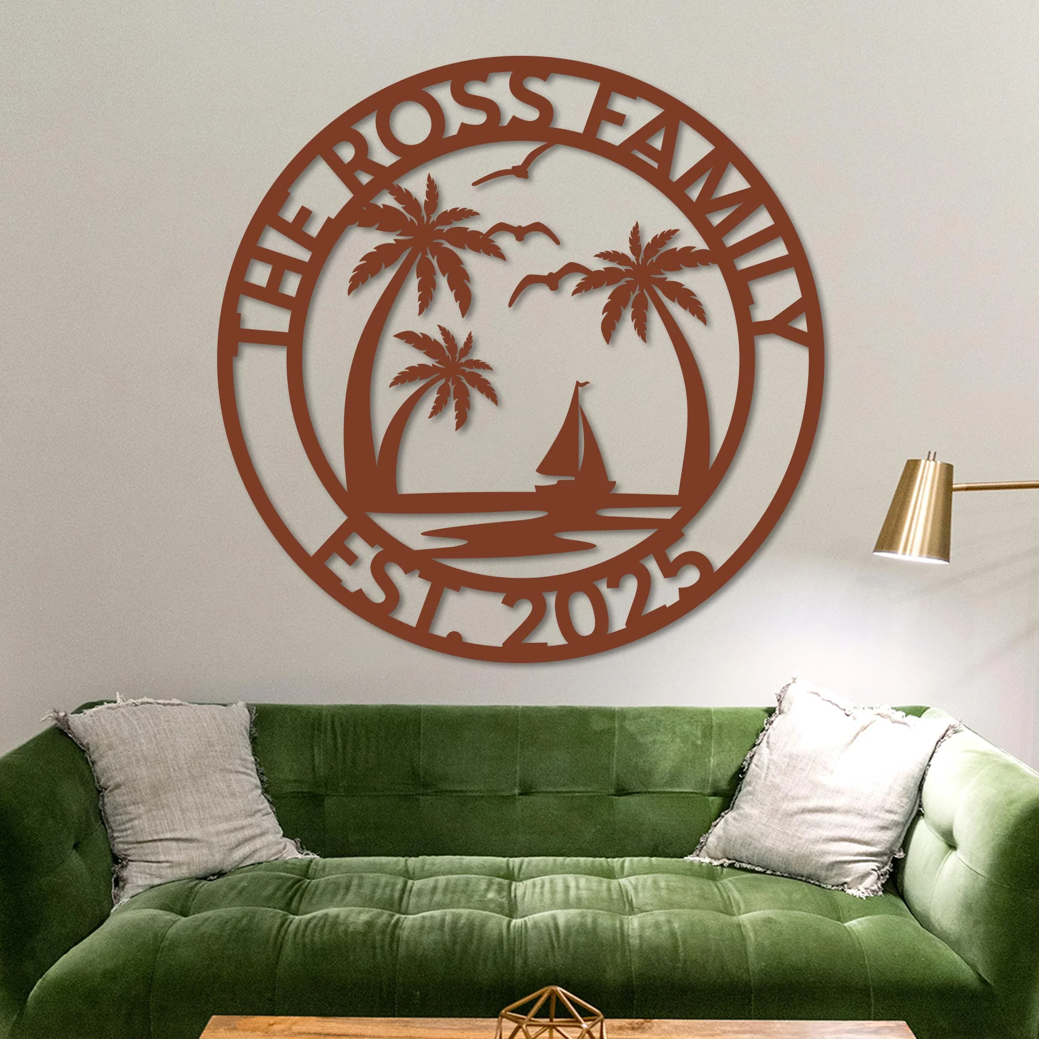 Custom Island Welcome Sign w Established Year - Image 7