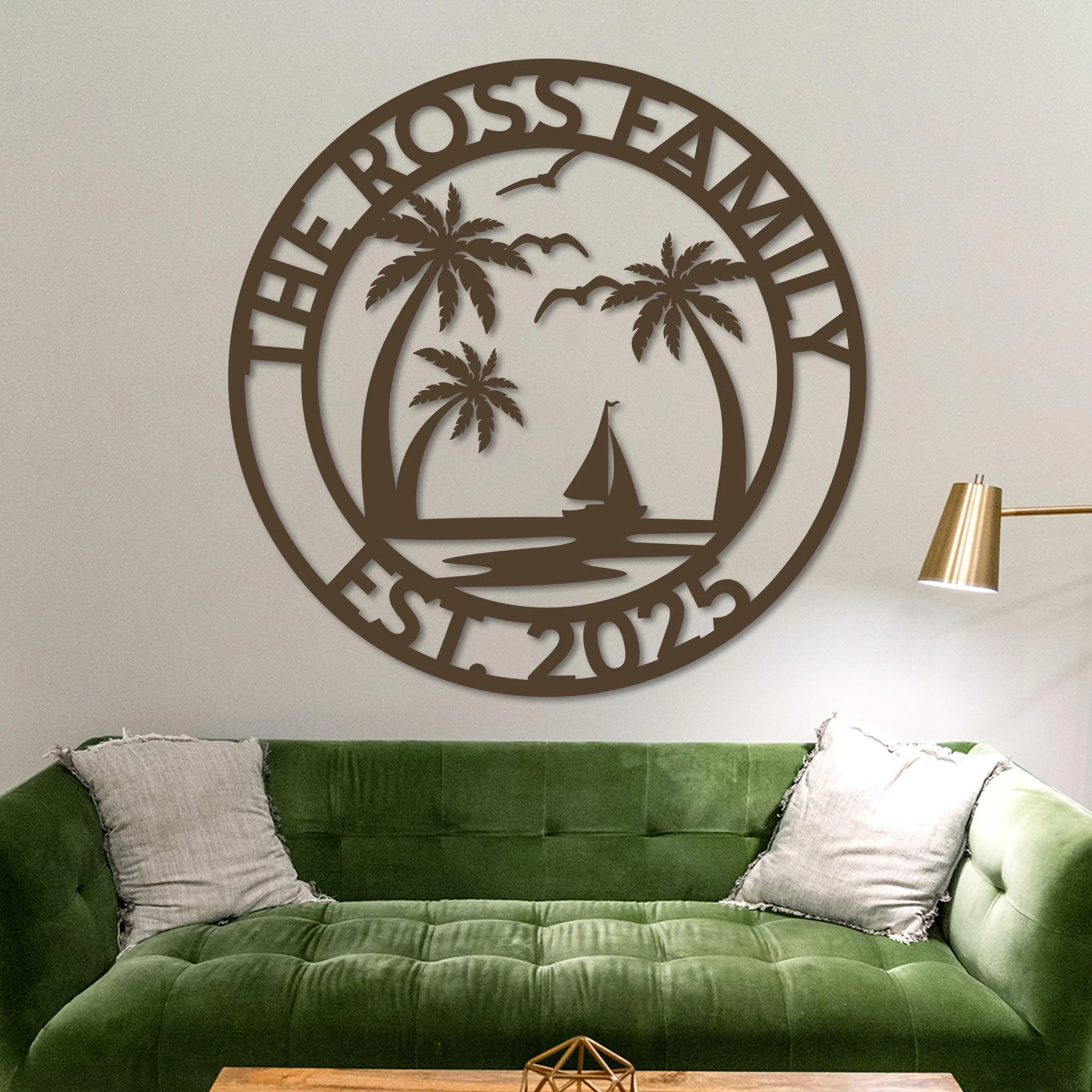 Custom Island Welcome Sign w Established Year - Image 8