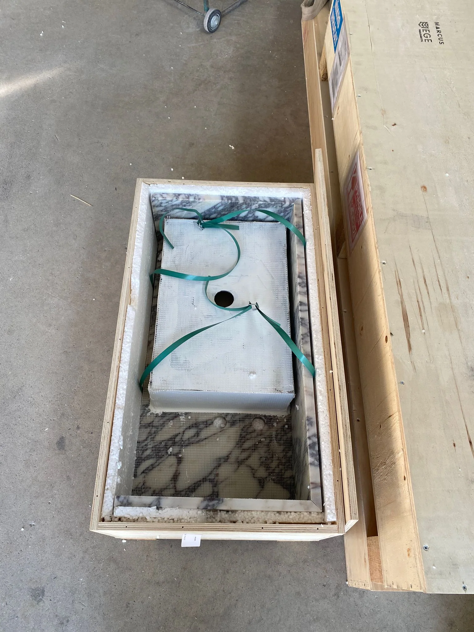 CUSTOM MADE CALACATTA VIOLA BATHROOM SINK (NS-062) - Image 10