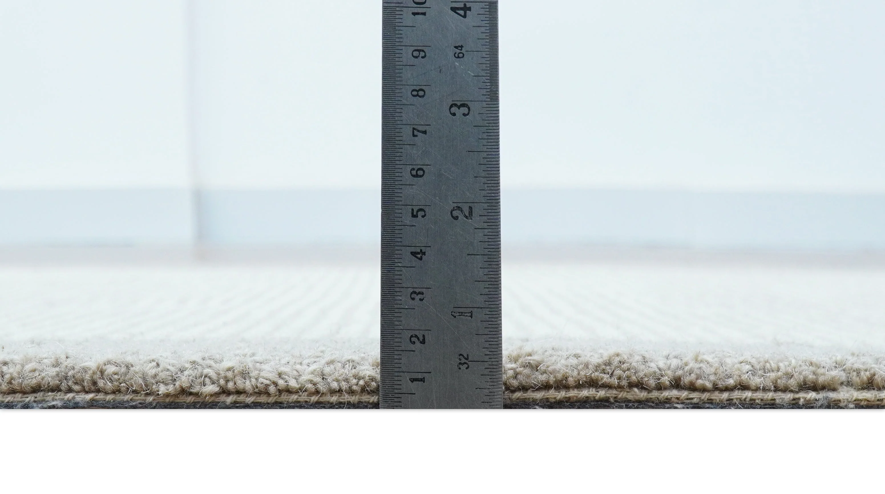 Custom Made Modern Solid Design Gray Hand Tufted Wool Rug - Image 6