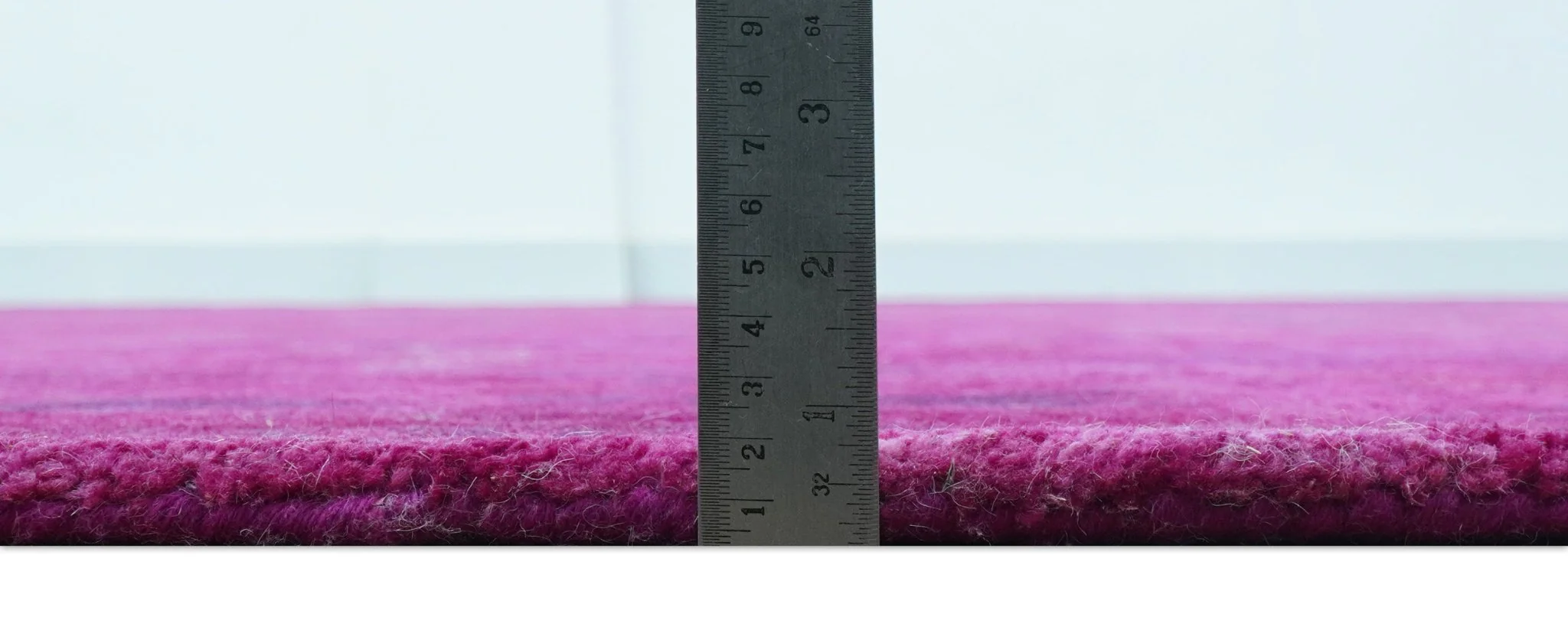 Custom Made Overdyed Pink Traditional Oushak Hand Tufted Wool Area Rug - Image 7