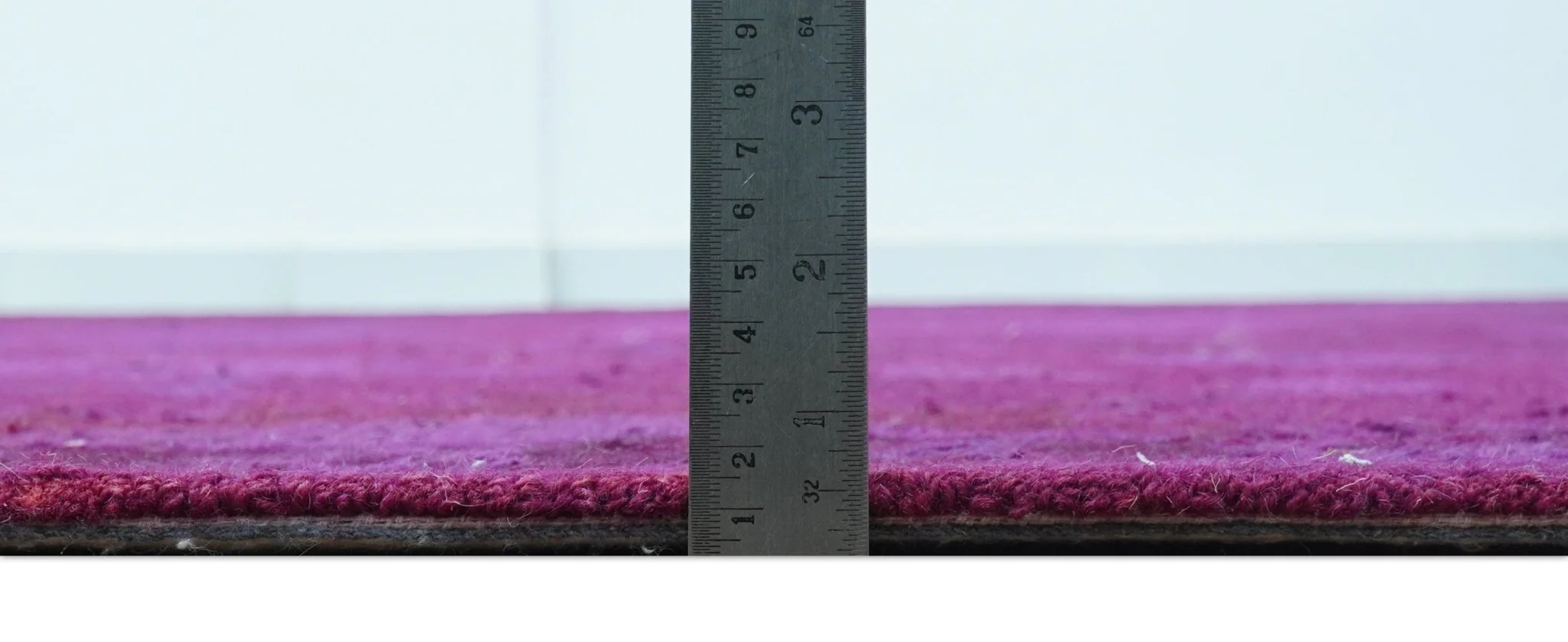 Custom Made Overdyed Traditional Oushak Purple Hand Tufted Wool Area Rug - Image 8