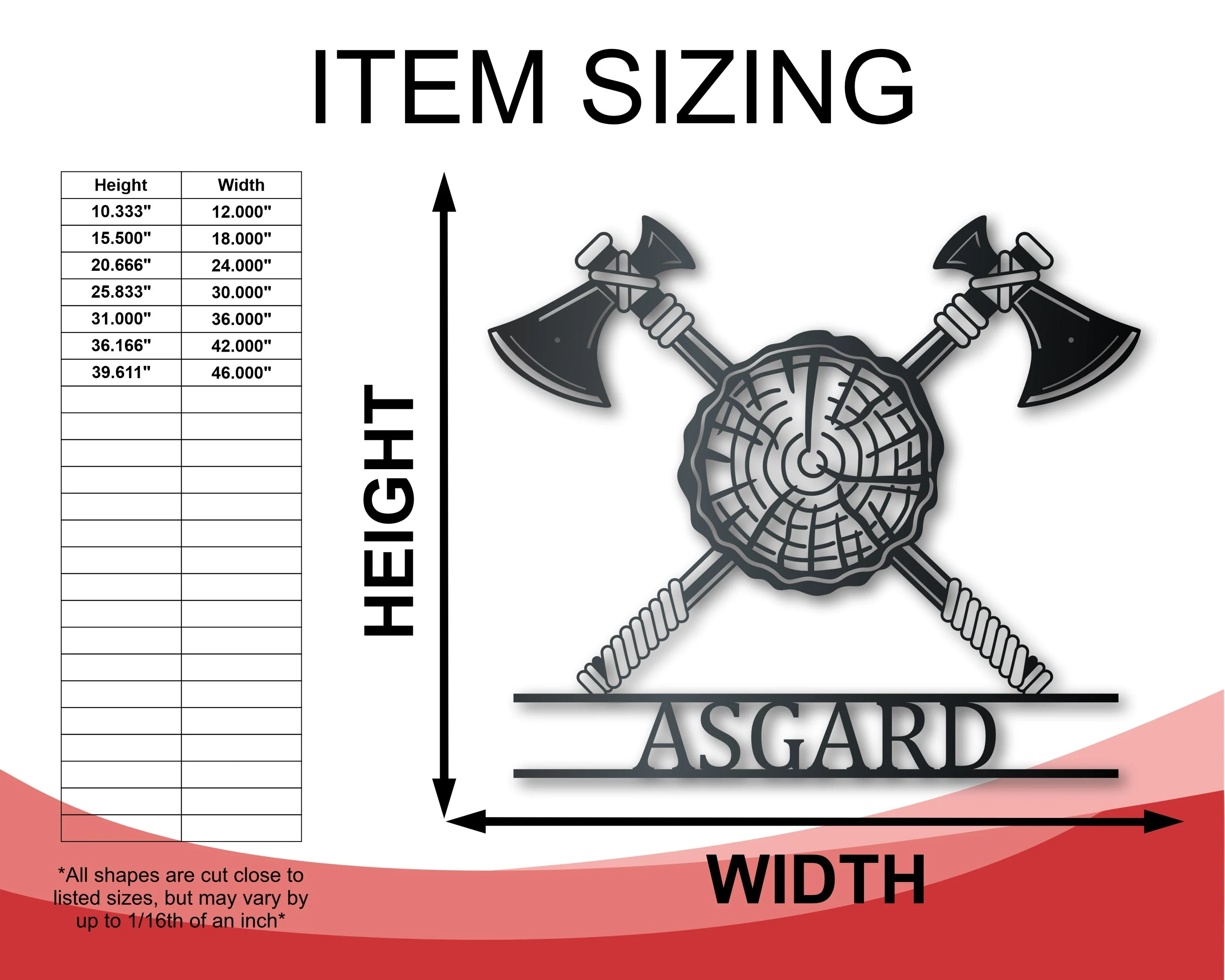 Custom Metal Axe Throwing Wall Art - Custom Metal Sign - 14 Color Options - Image 2