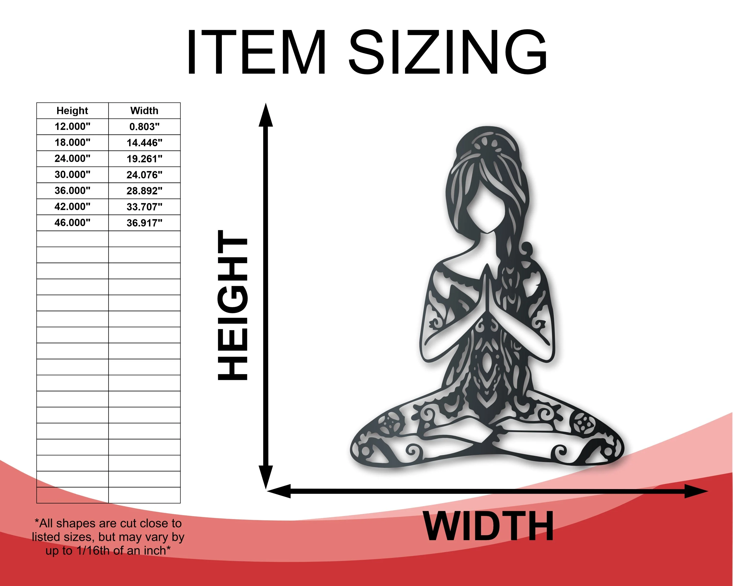 Custom Metal Meditation Wall Art - 14 Color Options - Image 2