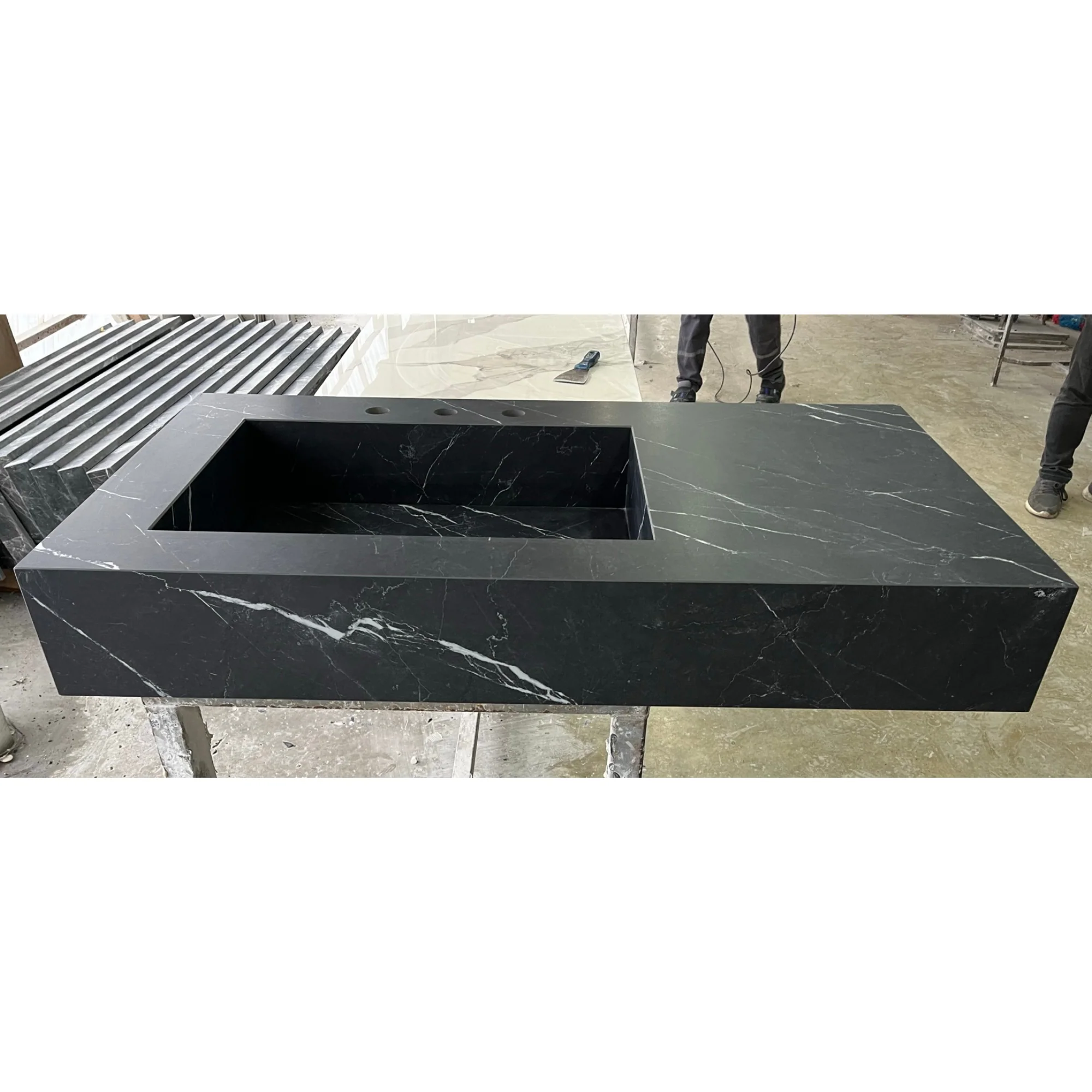 Custom Nero Marquina Bathroom Sink (ES-059) - Image 10