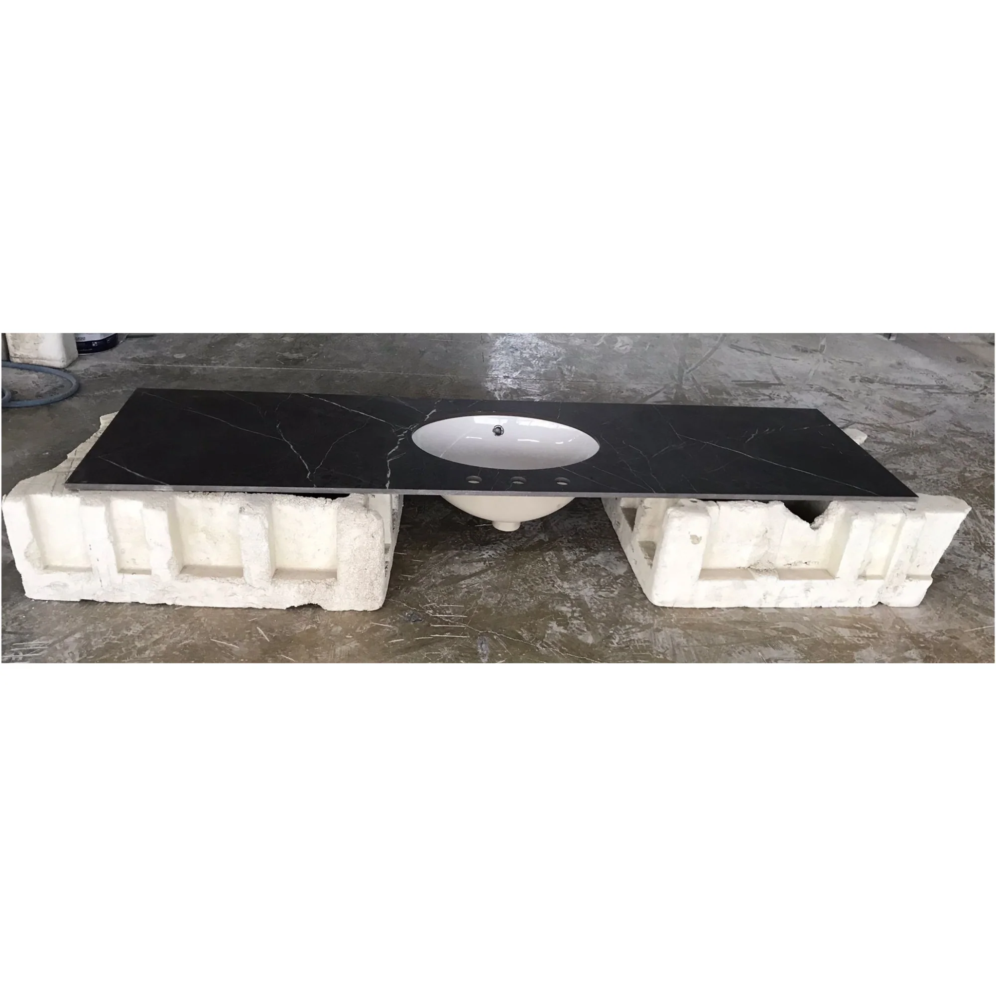 Custom Pietra Grey Matte Porcelain Sink (ES-113) - Image 4