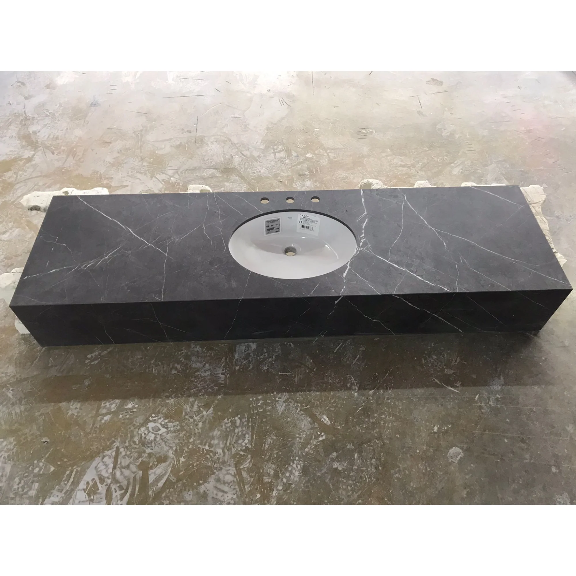 Custom Pietra Grey Matte Porcelain Sink (ES-113) - Image 7