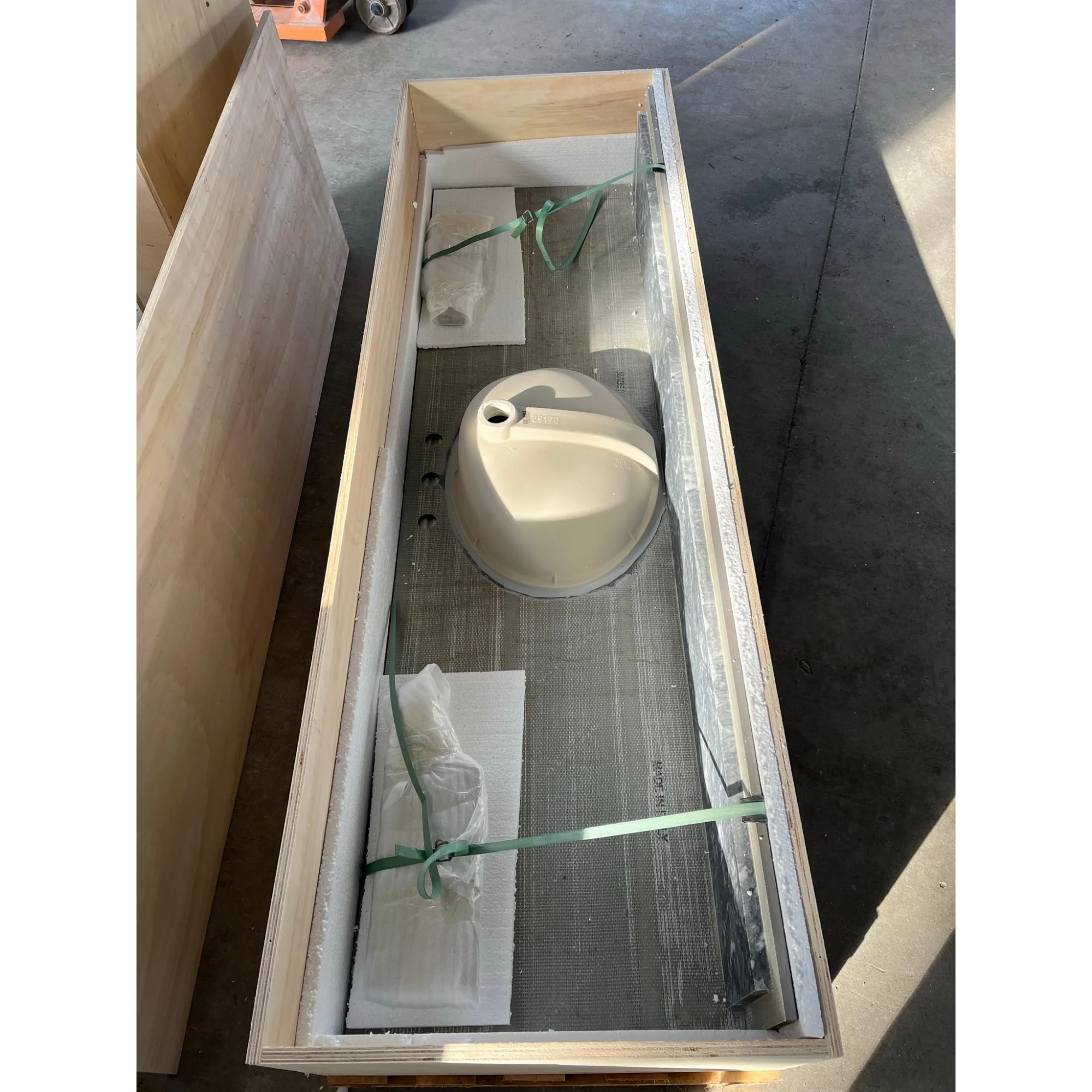 Custom Pietra Grey Matte Porcelain Sink (ES-113) - Image 9