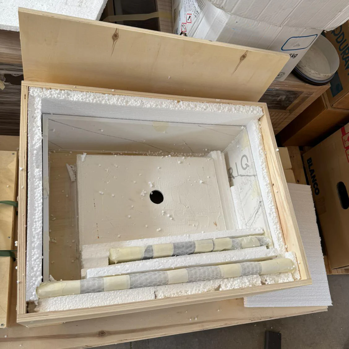 Custom Quartz Bathroom Sink – Handmade Quartz Vessel Sink, Integrated Quartz Countertop Sink, Modern Quartz Vanity Sink (QU-038) - Image 9