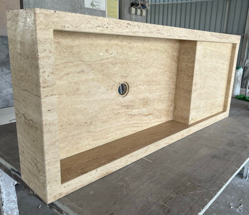Custom Travertine Sink (TR-089) - Image 5