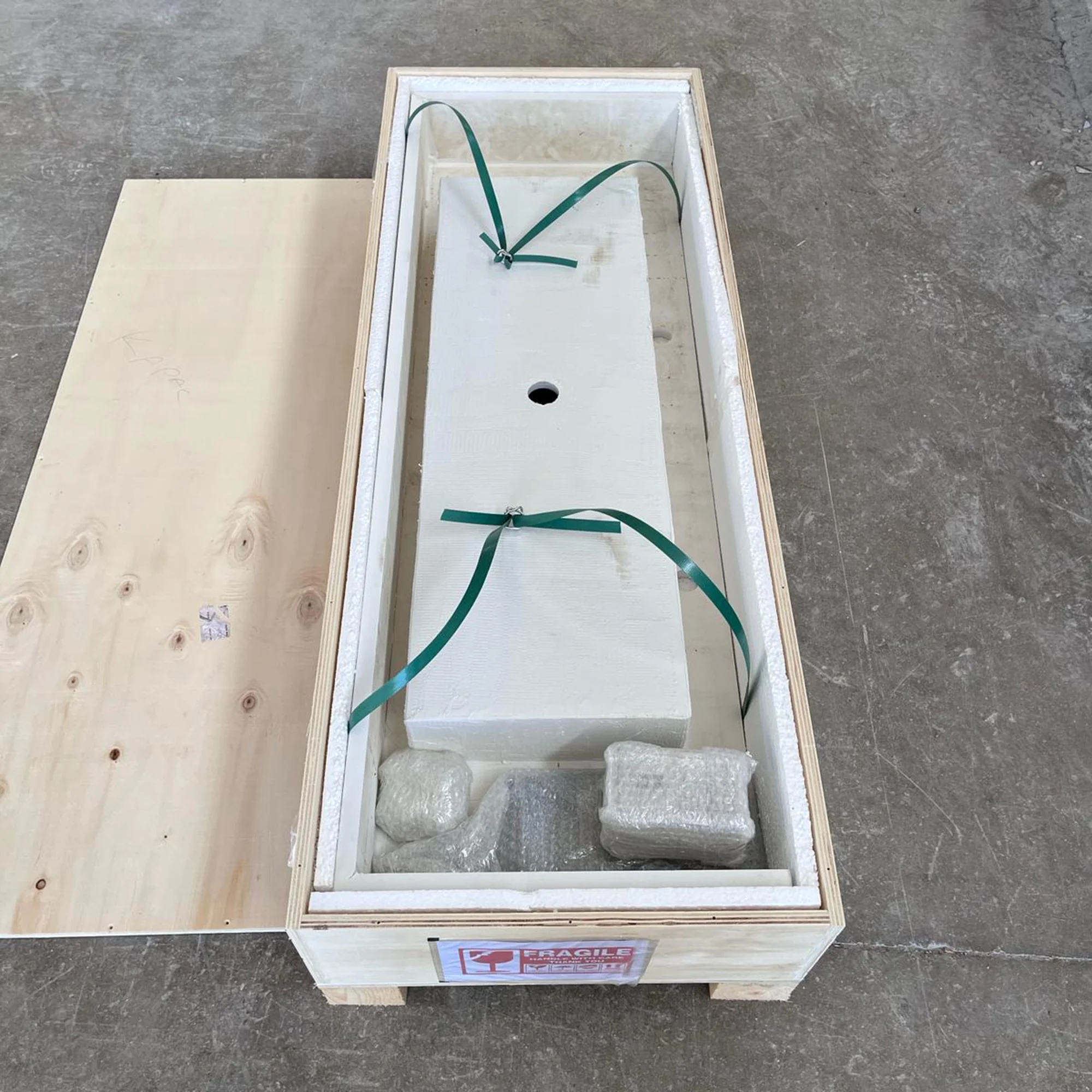 CUSTOM WHITE QUARTZ TROUGH SINK (QU-077) - Image 10