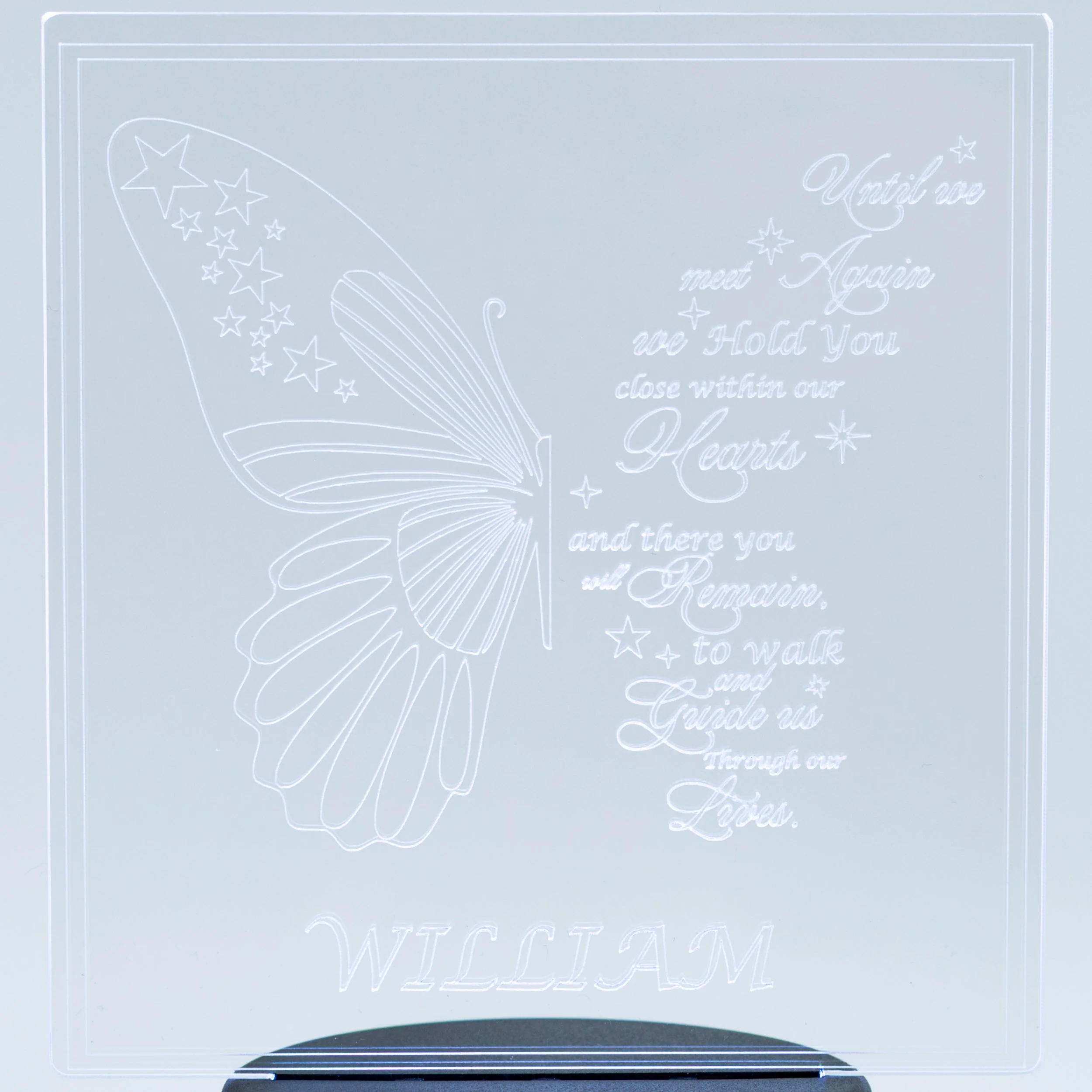 Customizable LED Lighted Memorial Plaque | Create Your Own | Glowing Creation - Image 8