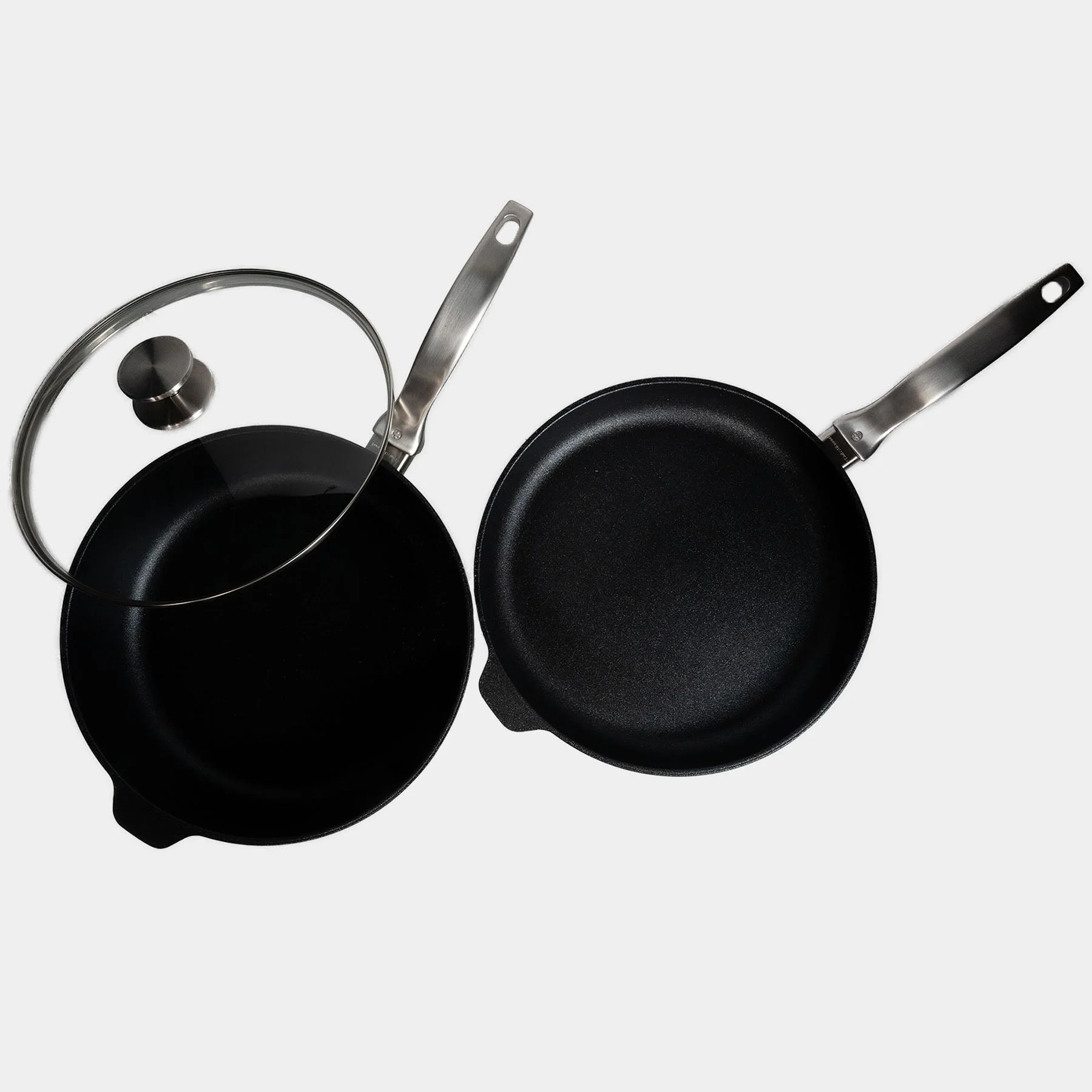 CXD DOU Ceramic Nonstick 3 Piece Set - 11" Fry and Saute Pan - Image 4