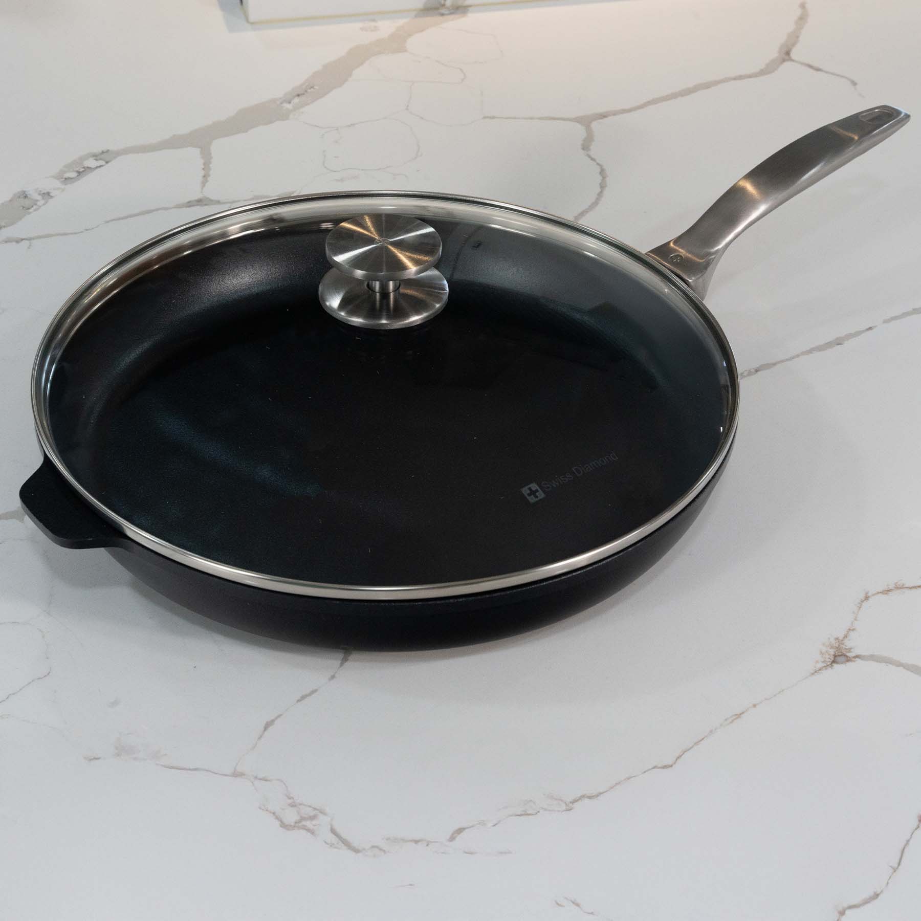 CXD DOU Ceramic Nonstick Fry Pan with Glass Lid - Image 21