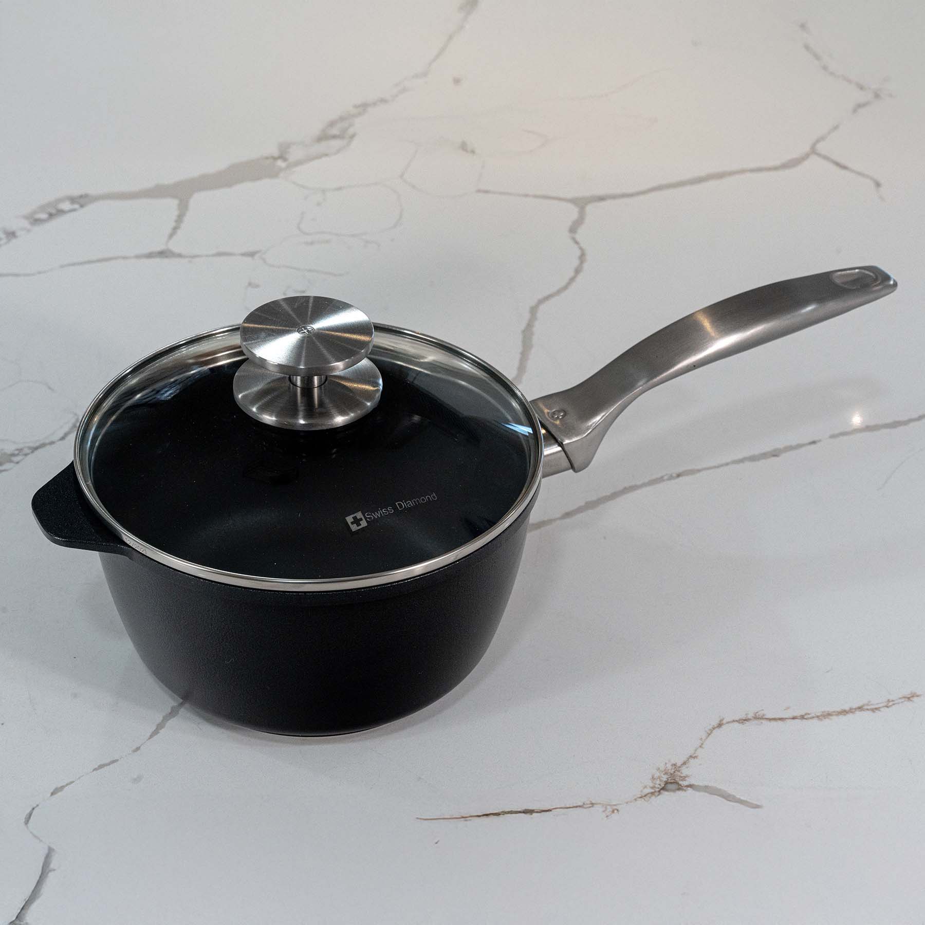 CXD DOU Ceramic Nonstick Saucepan with Glass Lid - Image 11