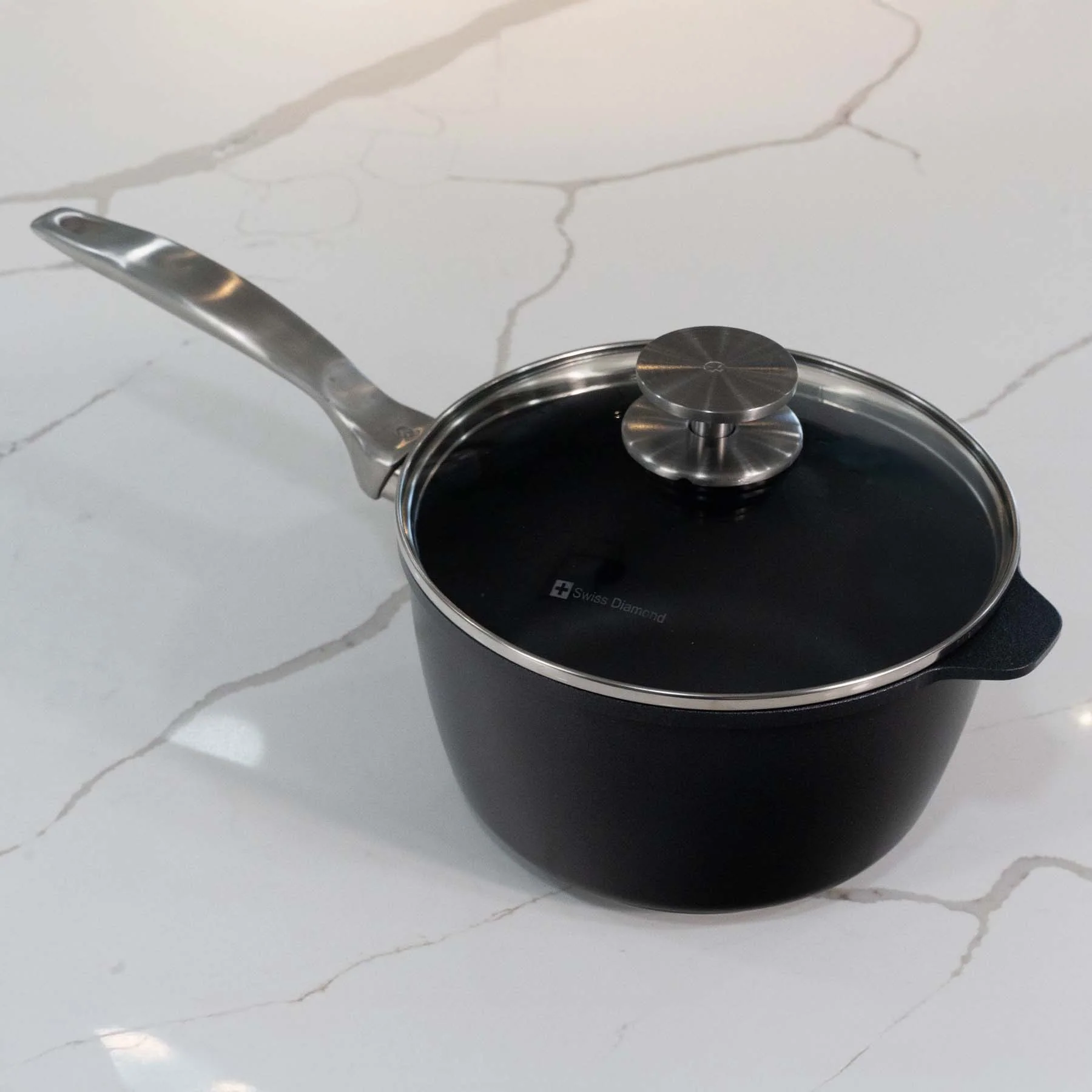 CXD DOU Ceramic Nonstick Saucepan with Glass Lid - Image 13
