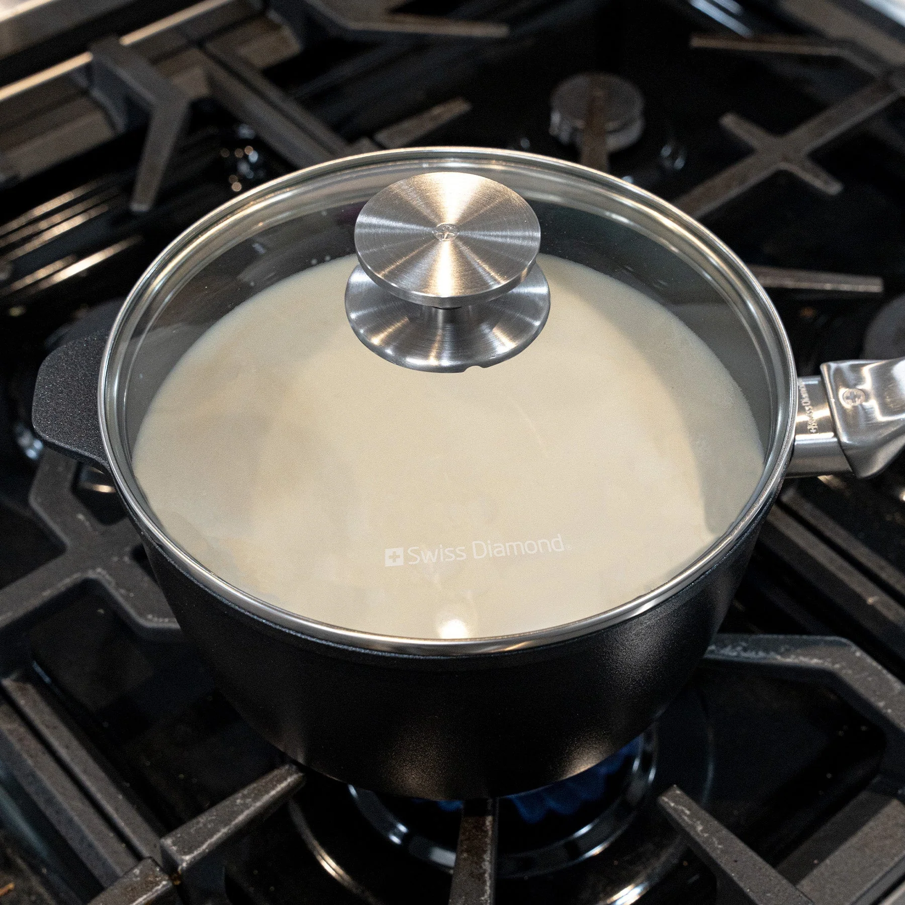 CXD DOU Ceramic Nonstick Saucepan with Glass Lid - Image 8