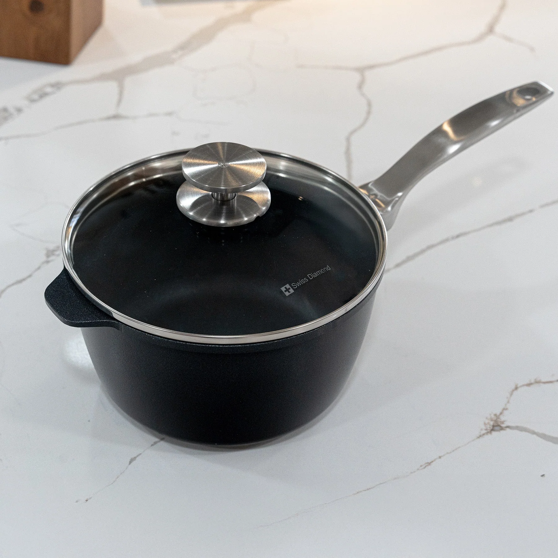 CXD DOU Ceramic Nonstick Saucepan with Glass Lid - Image 9