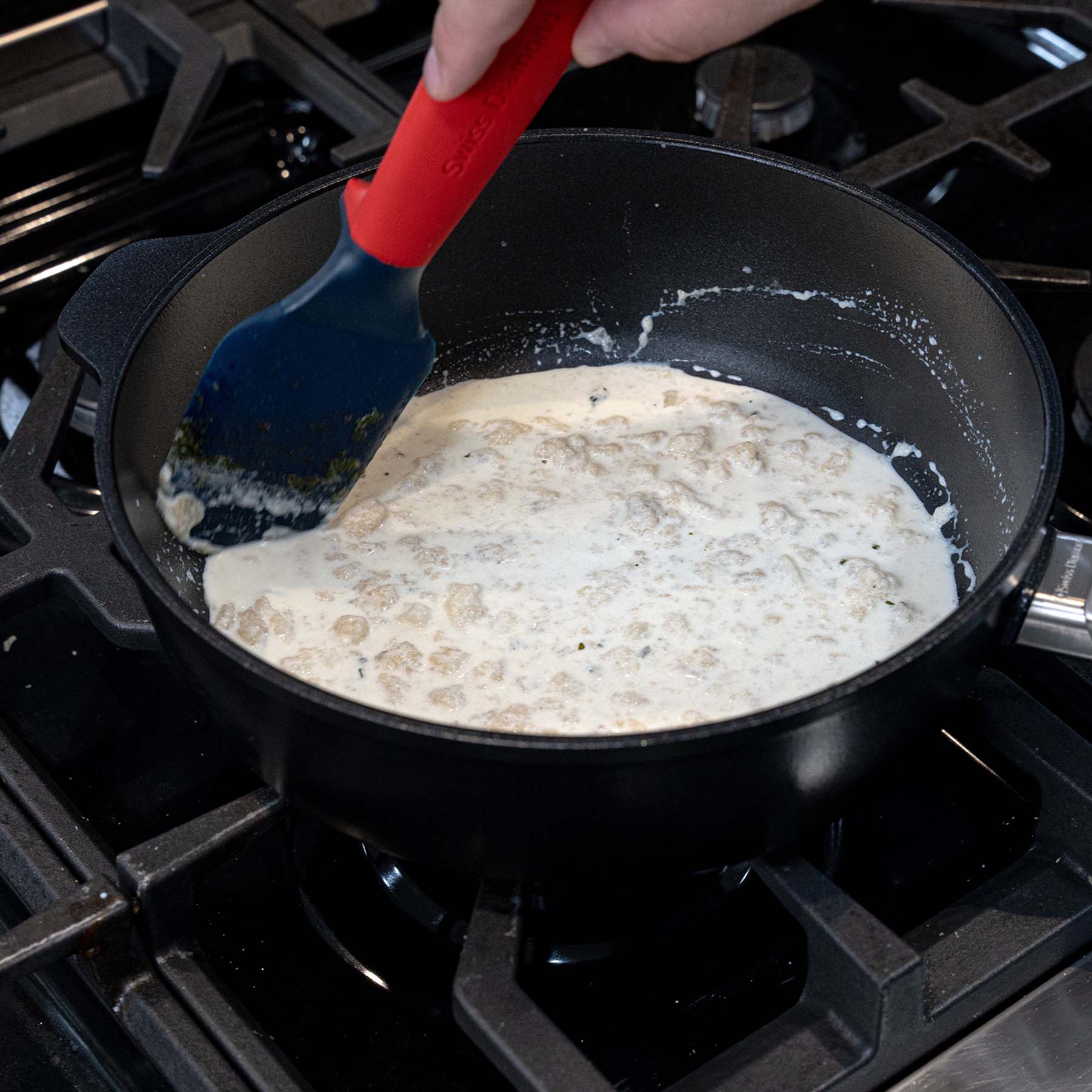 CXD DOU Ceramic Nonstick Saute Pan with Glass Lid - Image 11