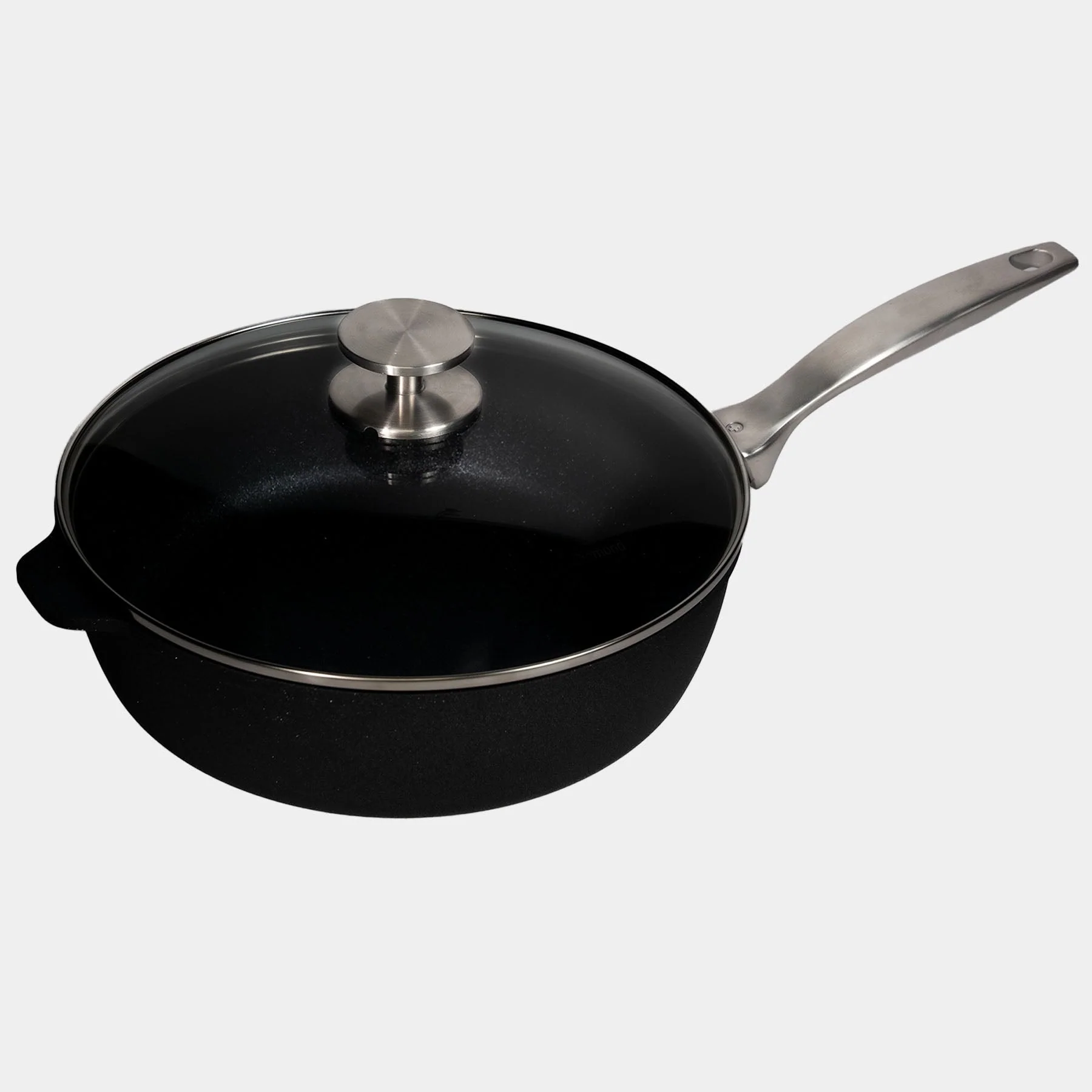 CXD DOU Ceramic Nonstick Saute Pan with Glass Lid - Image 7