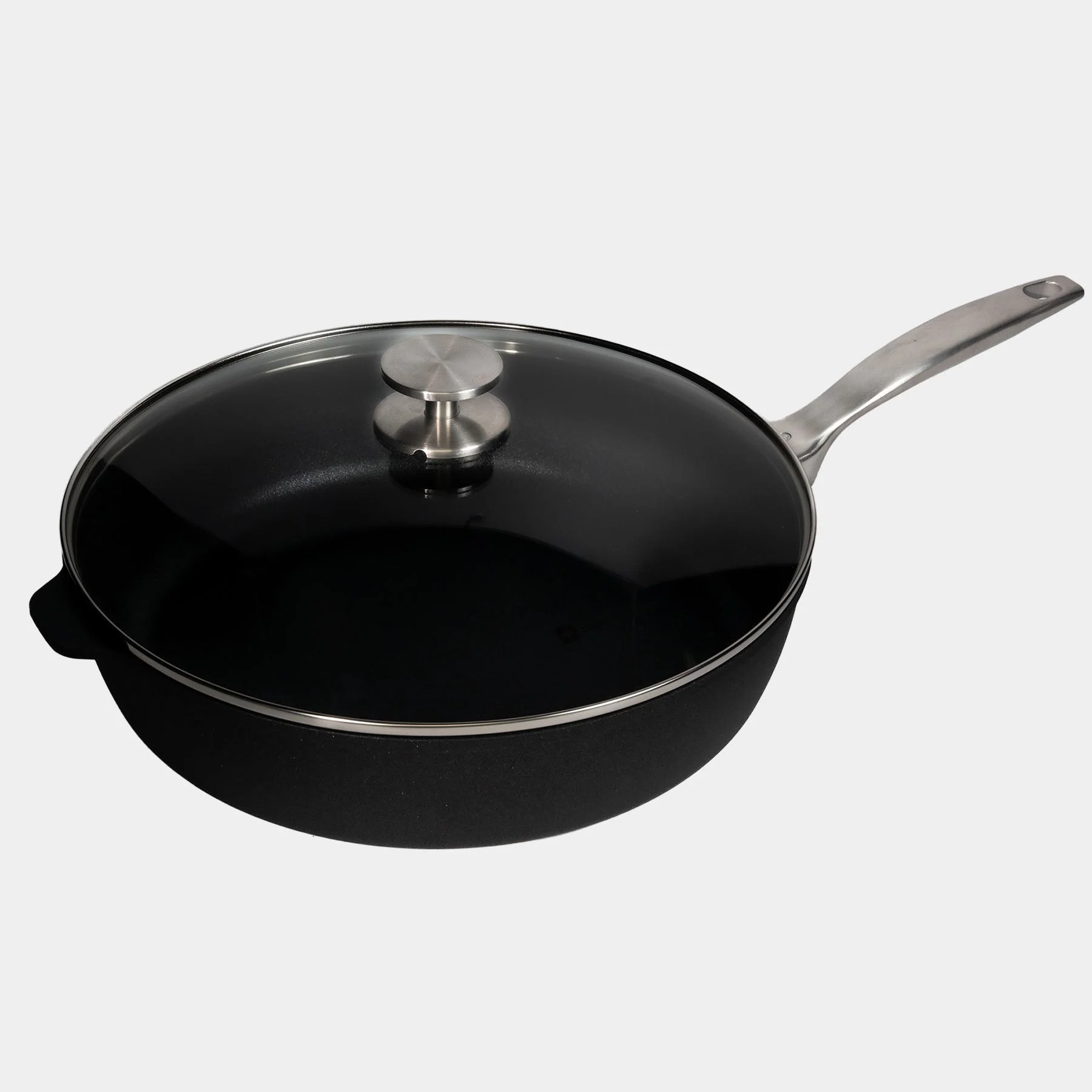 CXD DOU Ceramic Nonstick Saute Pan with Glass Lid - Image 9
