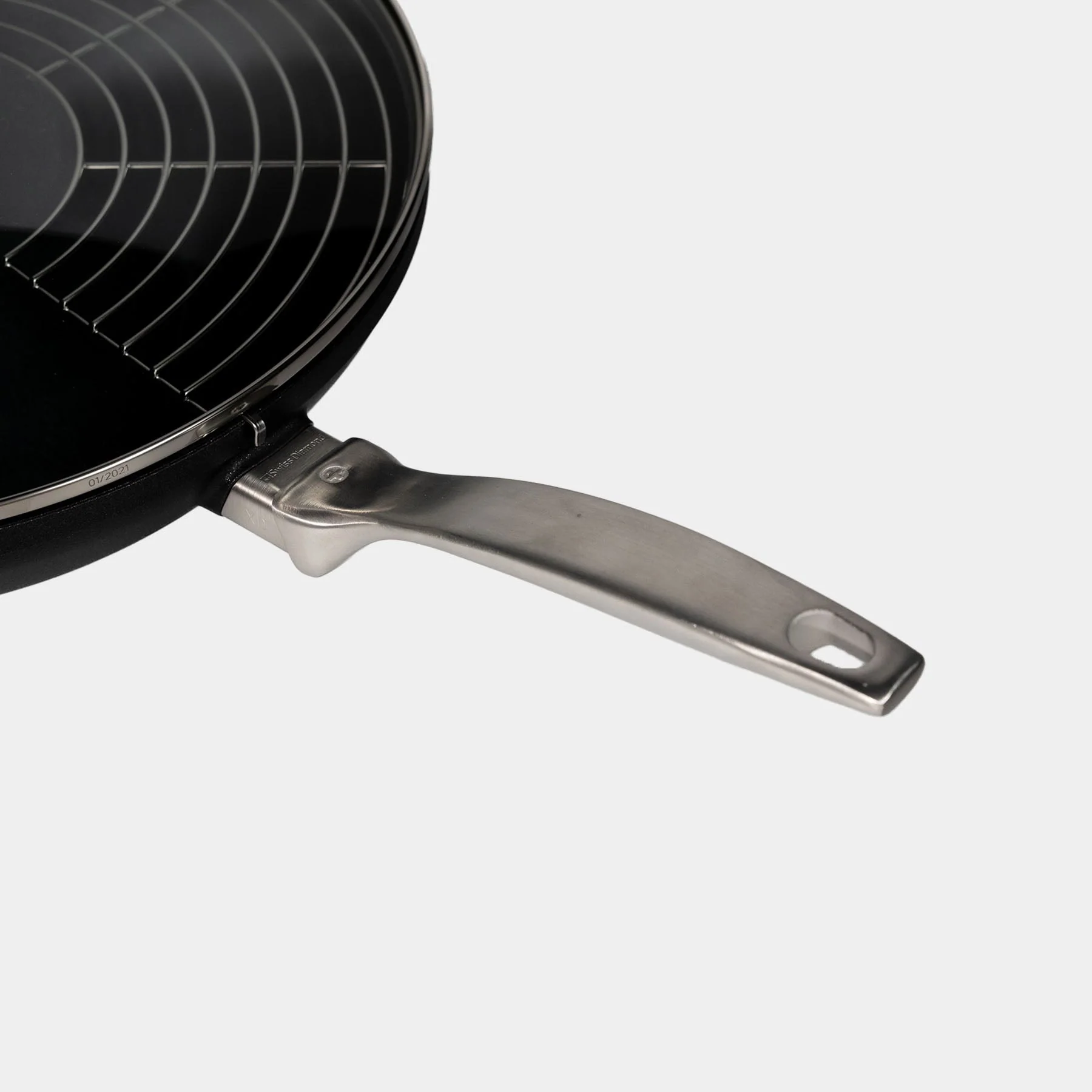 CXD DOU Ceramic Nonstick  Wok with Lid and Rack - 12.5" (32 cm), 5.3 QT (5 L) - Image 7