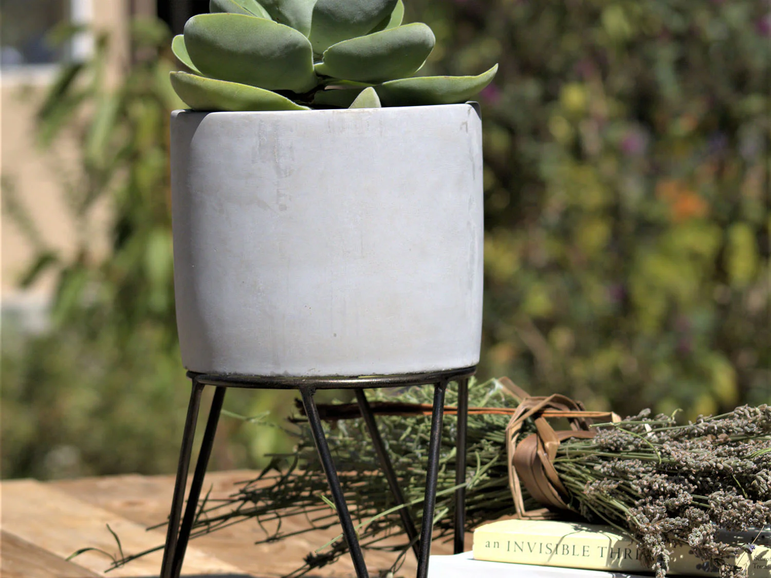 Cylinder Concrete Planter By Plantatorem - Image 3