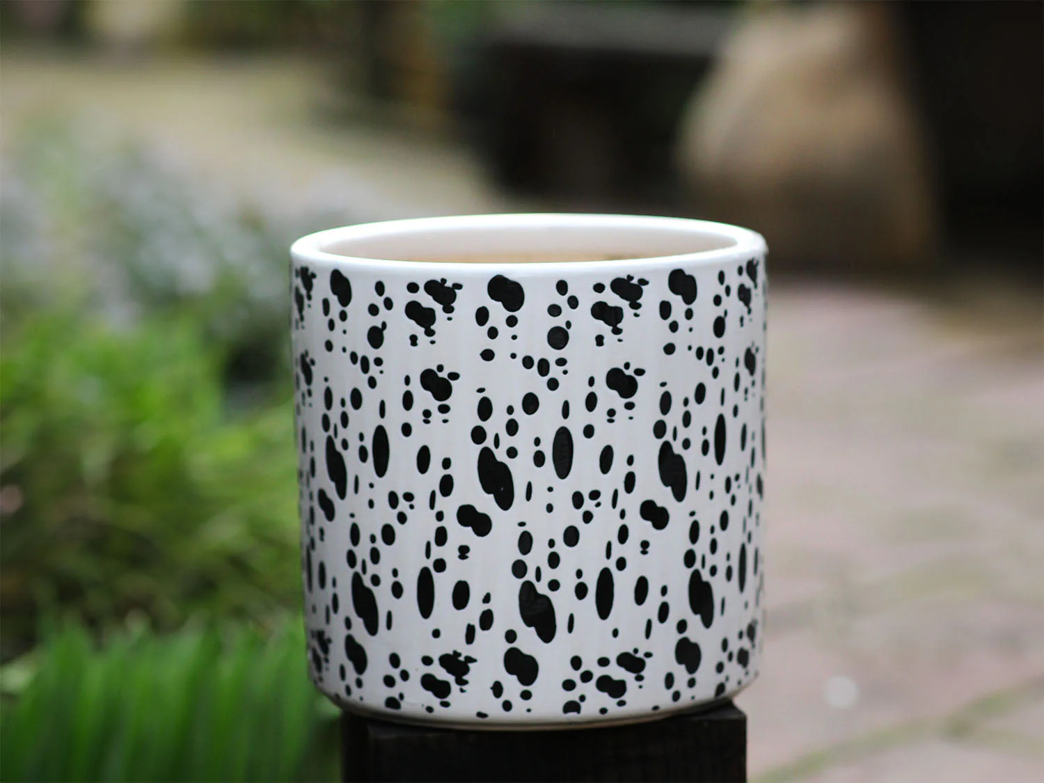Cylinder Floral Stamped Planter By Plantatorem - Image 7