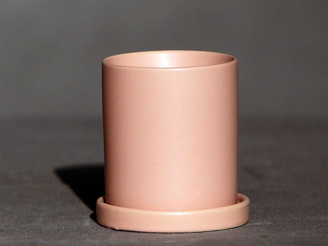 Cylinder Pot with Detached Saucers By Plantatorem - Image 4
