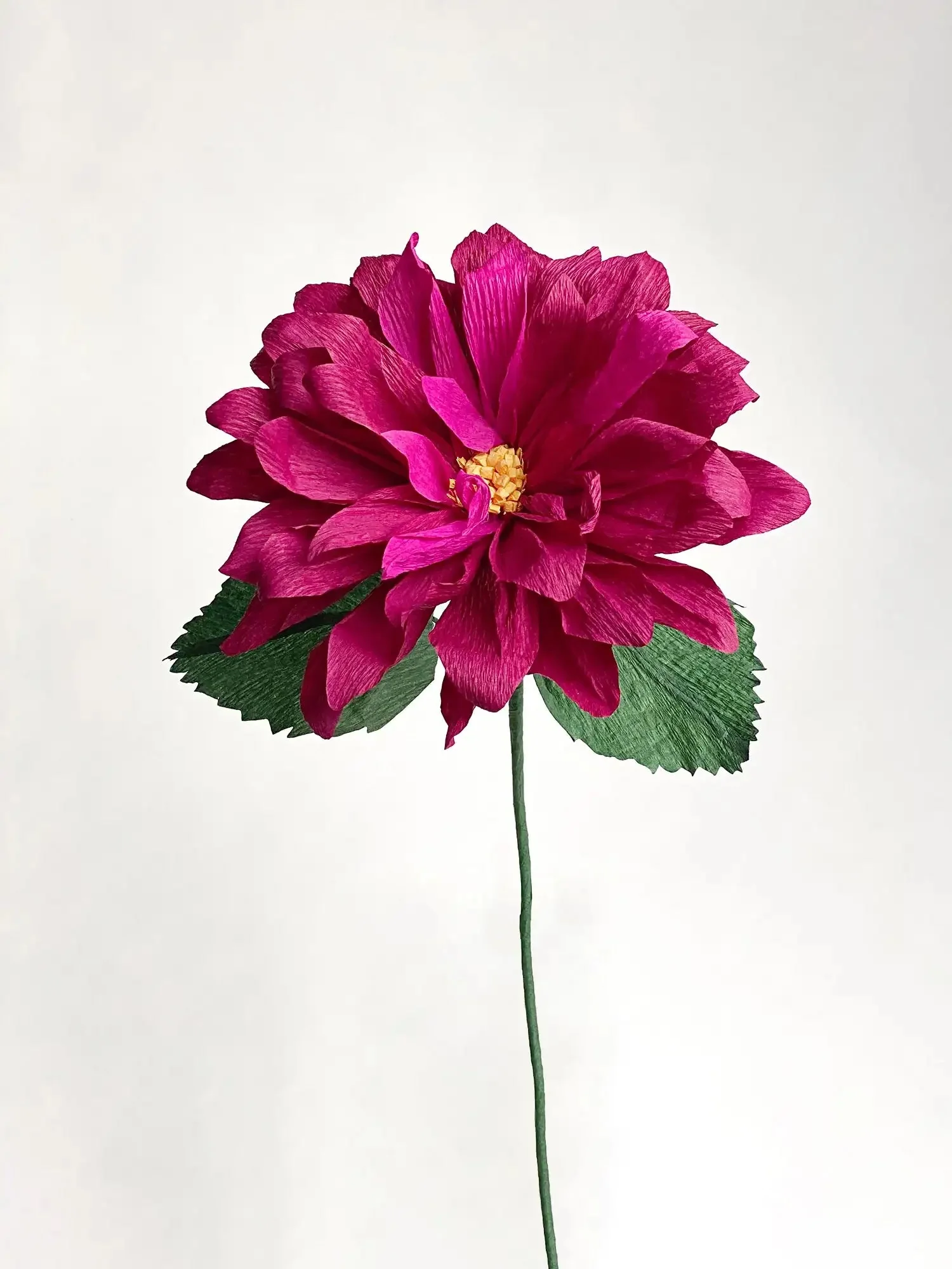 Dahlia Single Stem | Handcrafted Paper Flower - Image 3
