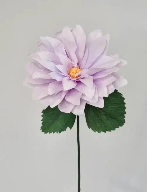 Dahlia Single Stem | Handcrafted Paper Flower - Image 4
