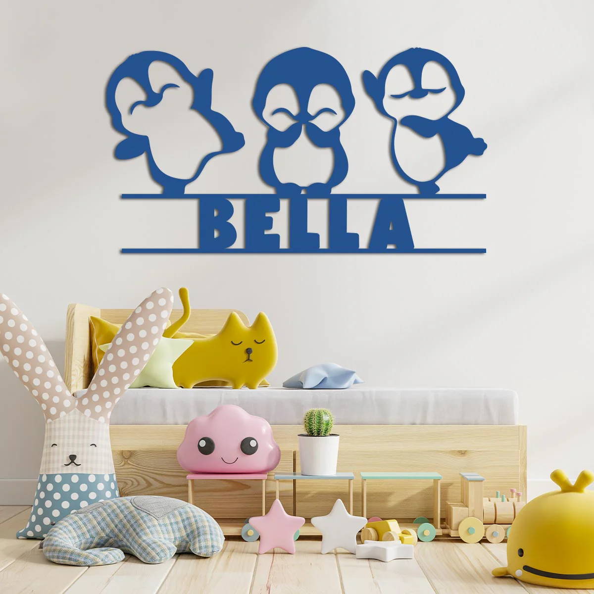 Dancing Baby Penguins w Name Sign - Image 4