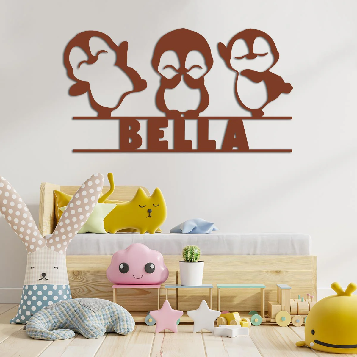 Dancing Baby Penguins w Name Sign - Image 6
