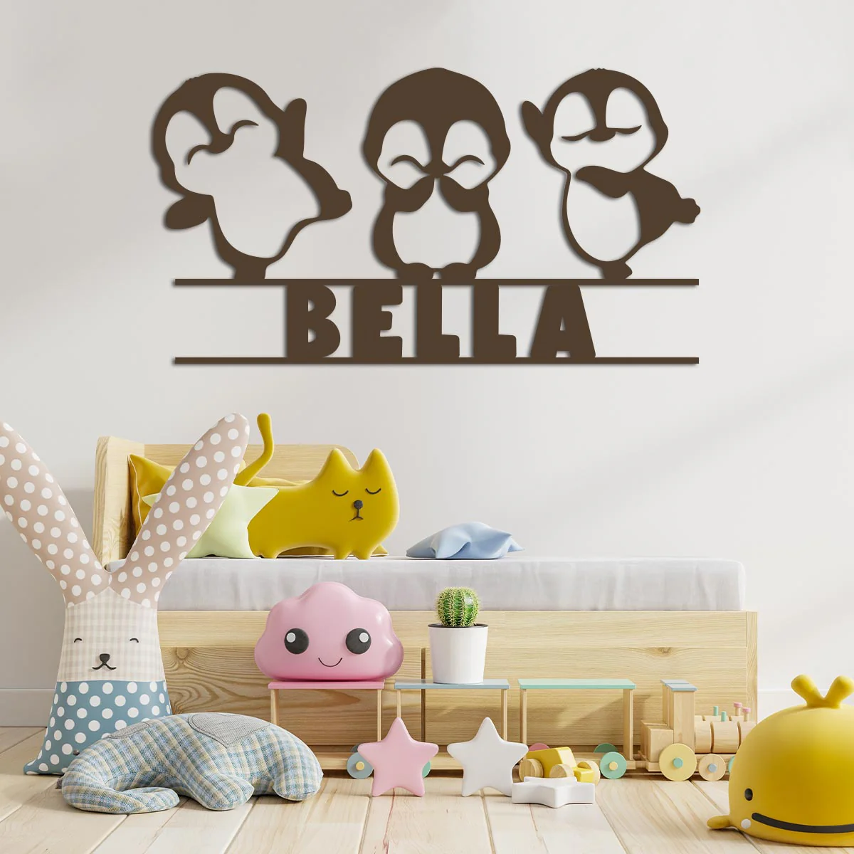 Dancing Baby Penguins w Name Sign - Image 7