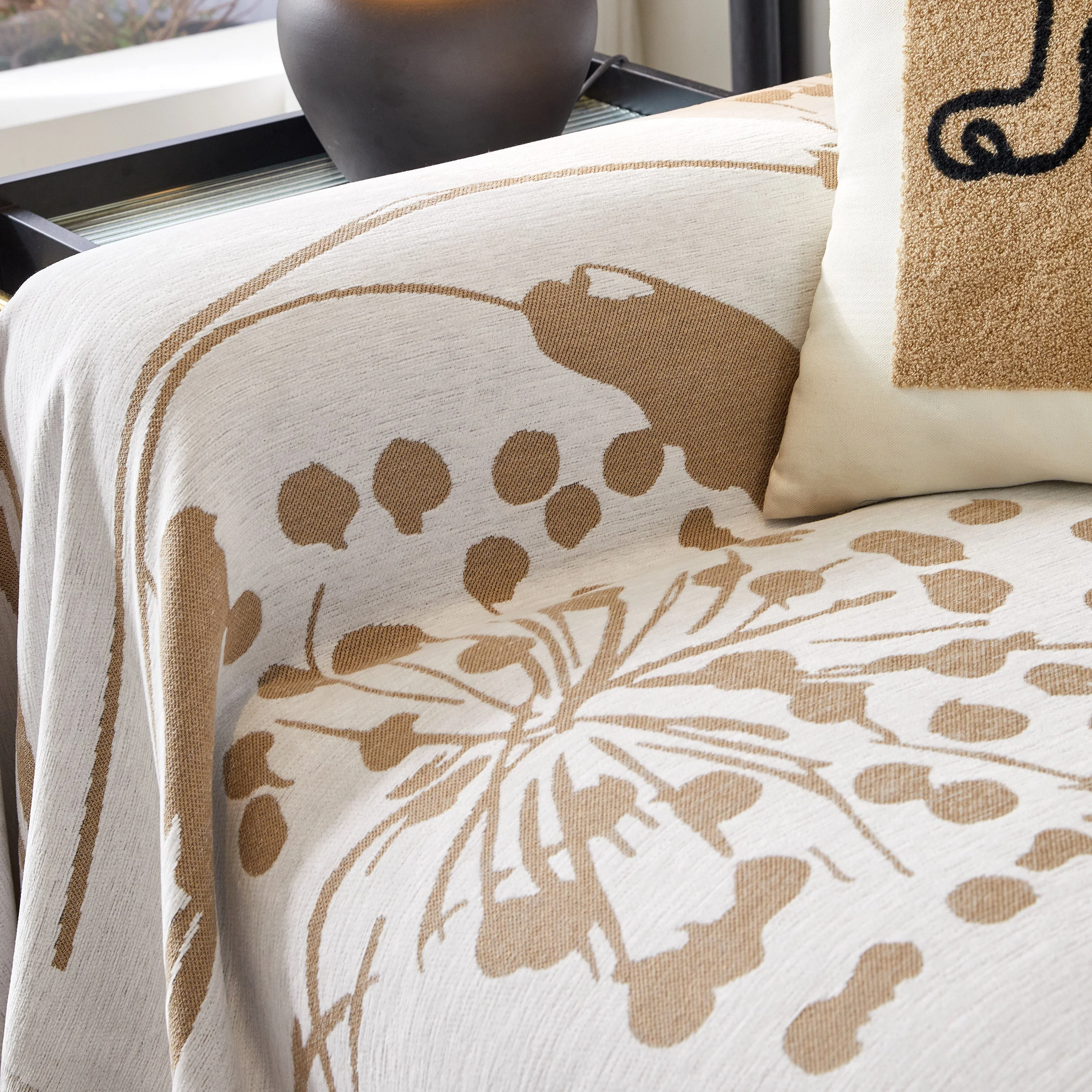 Dandelion Blanket Throw for Sofas Chenille Furniture Couch Cover, Couch Cushion Cover for Kids, Pets - Image 27