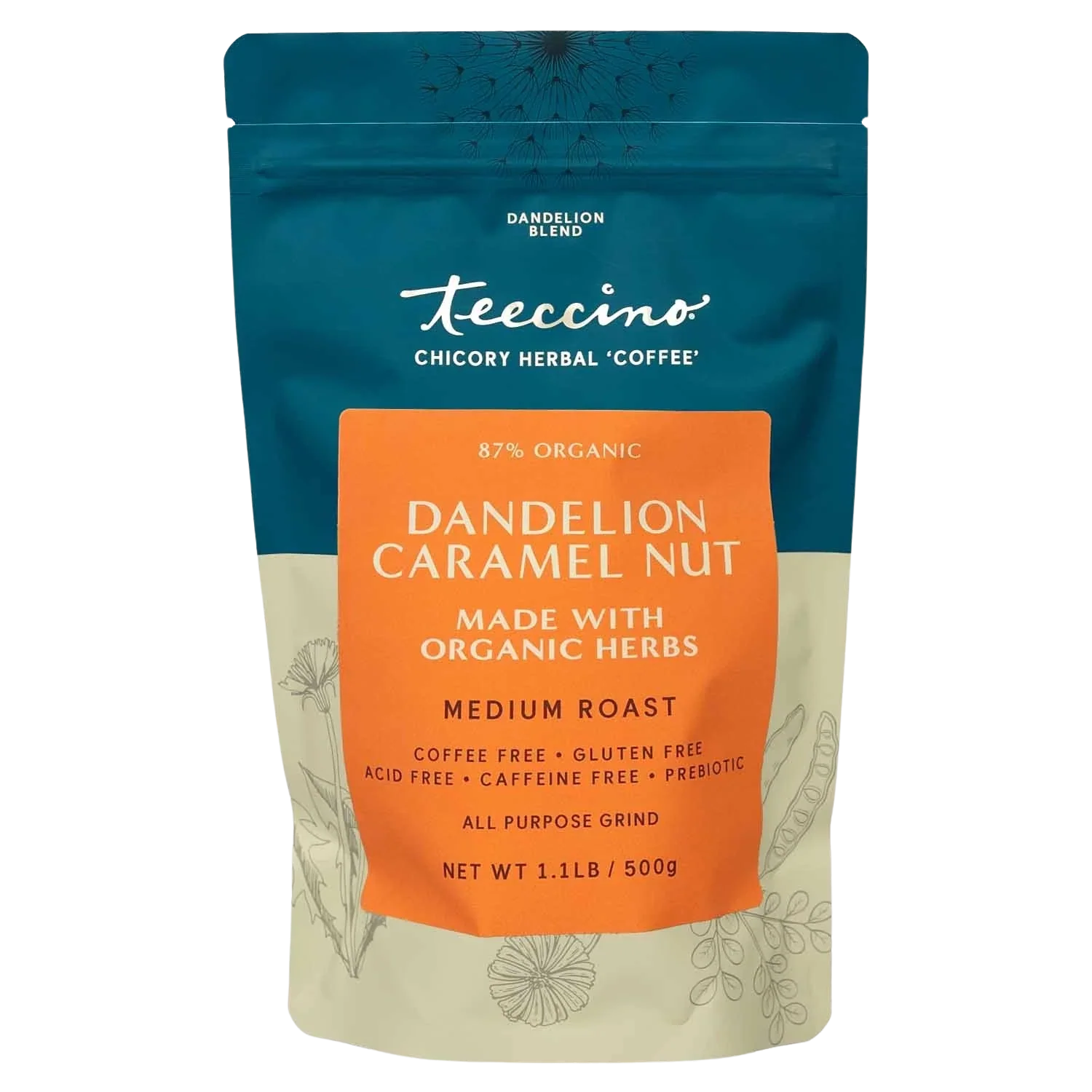 Dandelion Caramel Nut Chicory Herbal Coffee - Image 3
