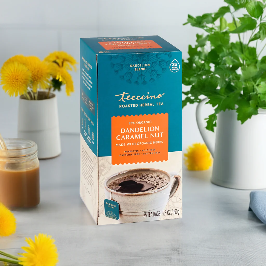 Dandelion Caramel Nut Roasted Herbal Tea - Image 2