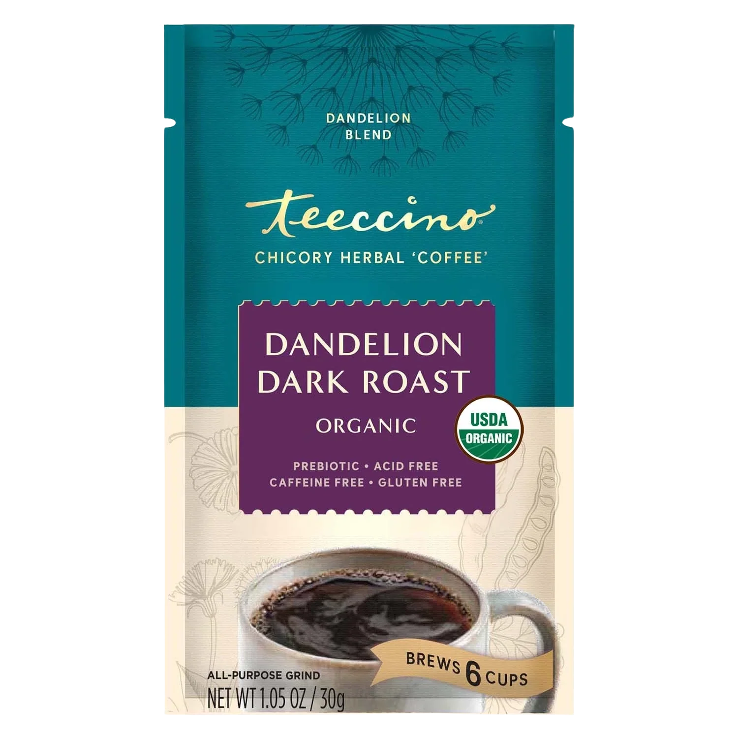 Dandelion Dark Roast Herbal Coffee - Image 5