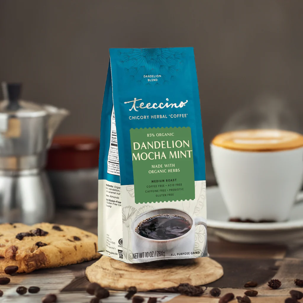 Dandelion Mocha Mint Herbal Coffee - Image 2