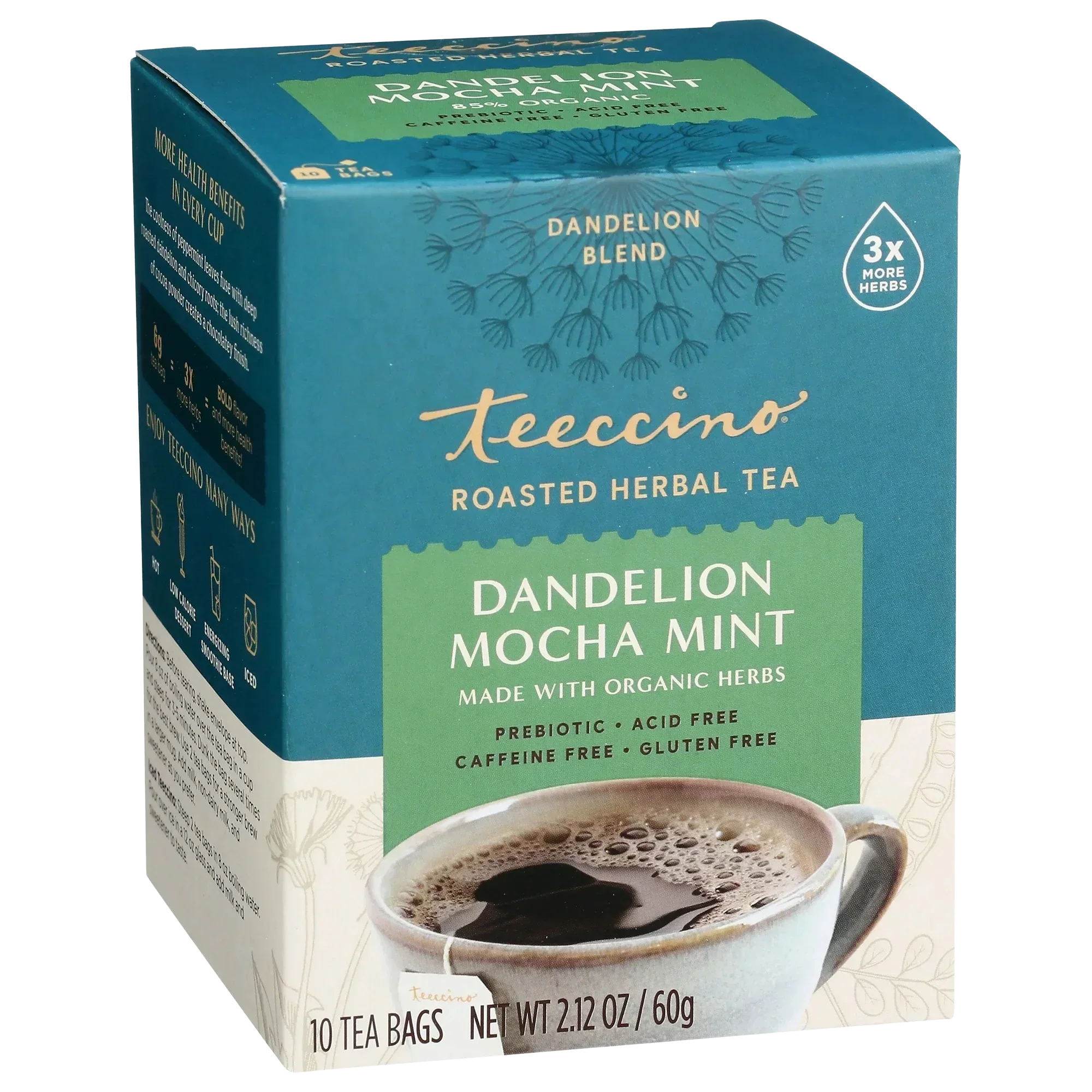 Dandelion Mocha Mint Roasted Herbal Tea - Image 4