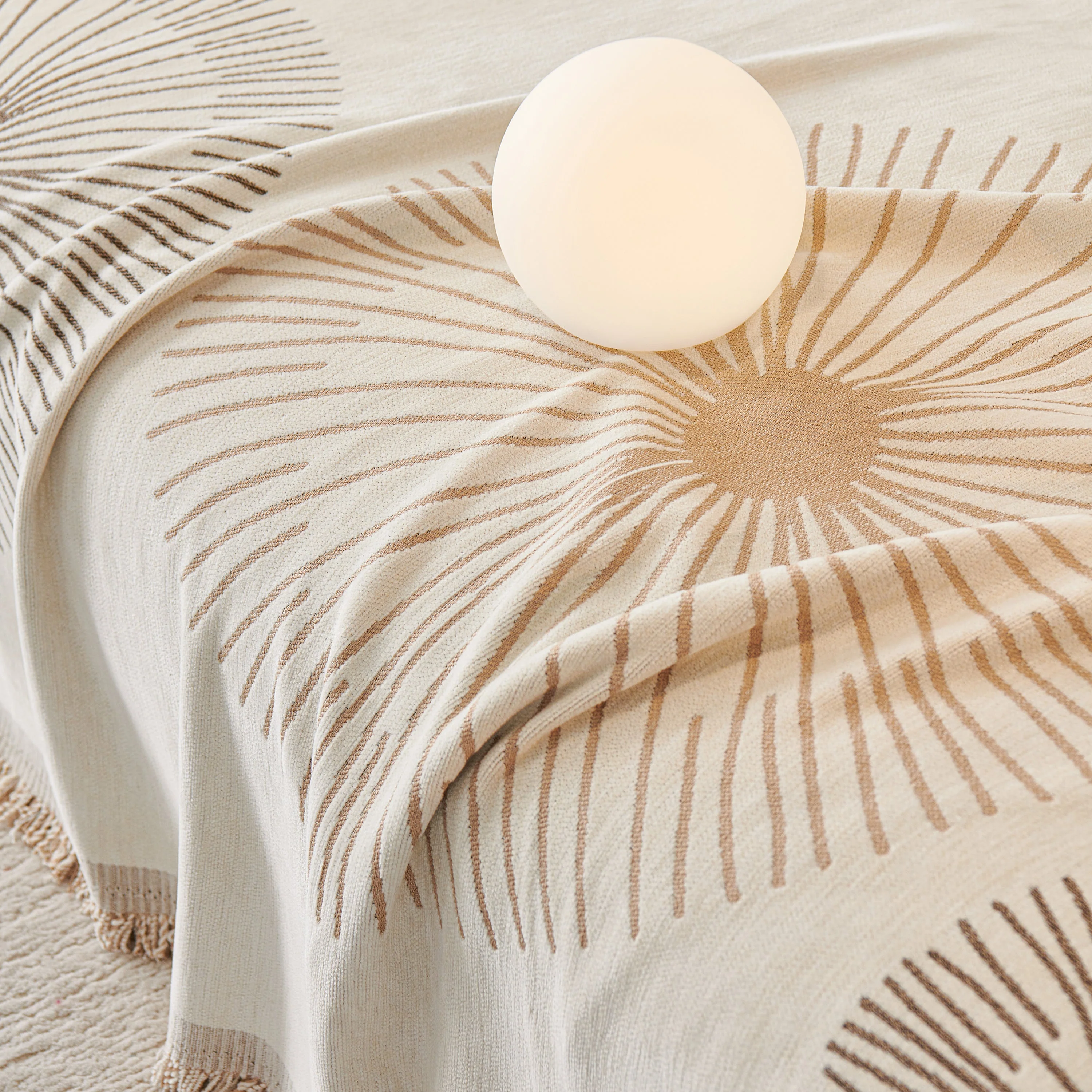 Dandelion Reversible Striped Couch Throw Cover for Living Room Pet Sofa Slipcovers Couch Protector - Image 41