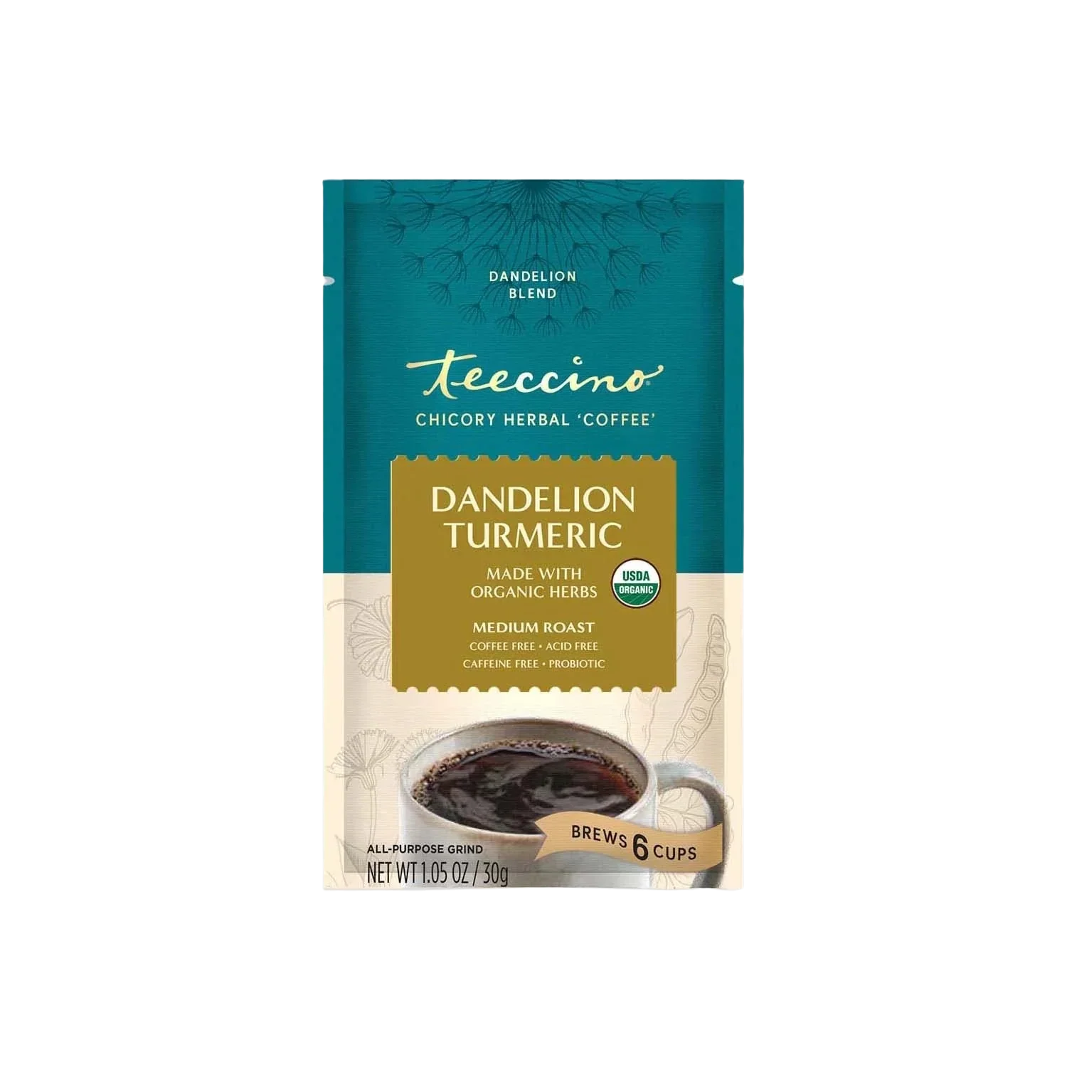 Dandelion Turmeric Herbal Coffee - Image 3