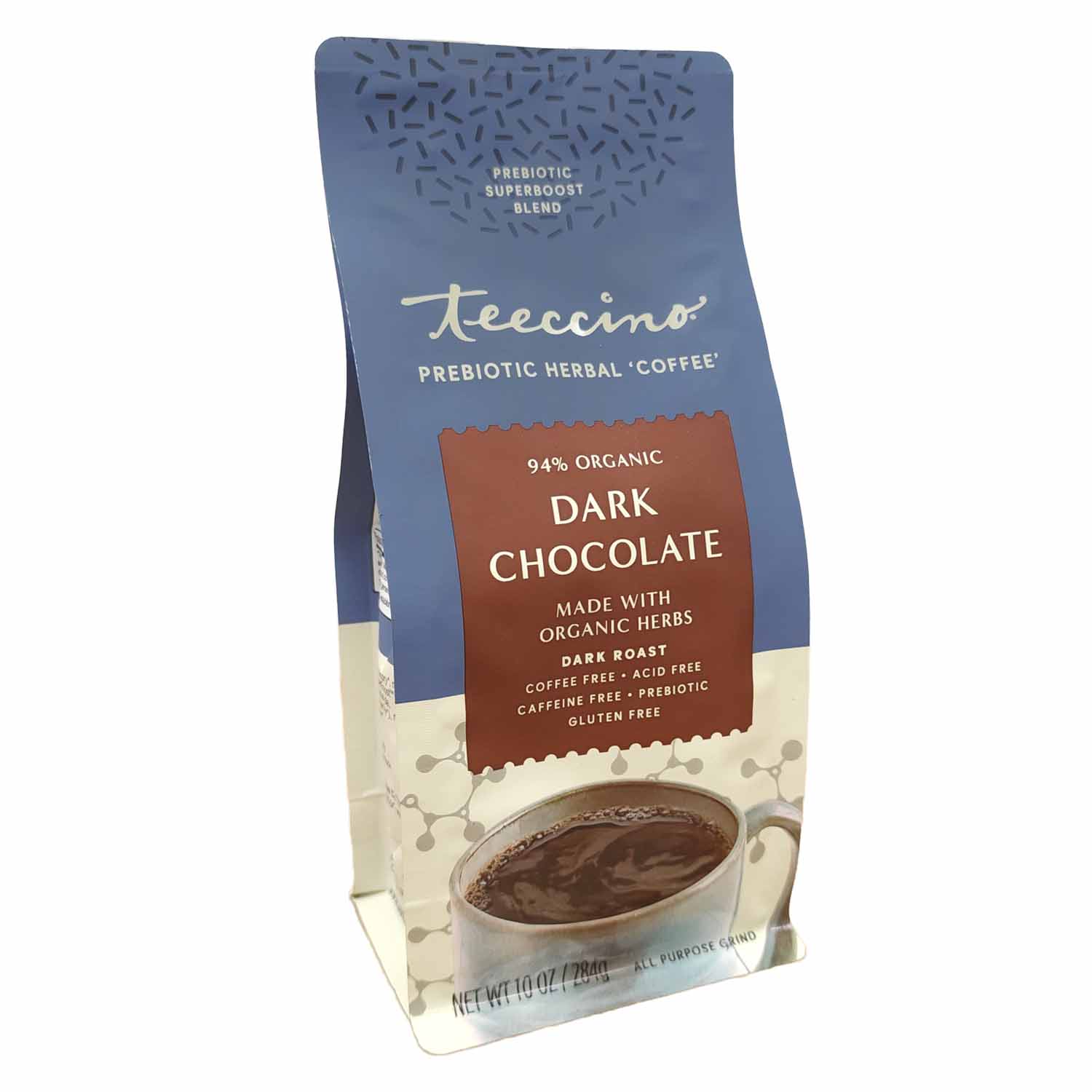 Dark Chocolate Prebiotic SuperBoost Herbal Coffee - Image 3