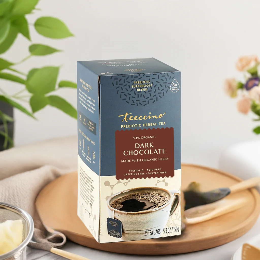 Dark Chocolate Prebiotic SuperBoost Herbal Tea - Image 2